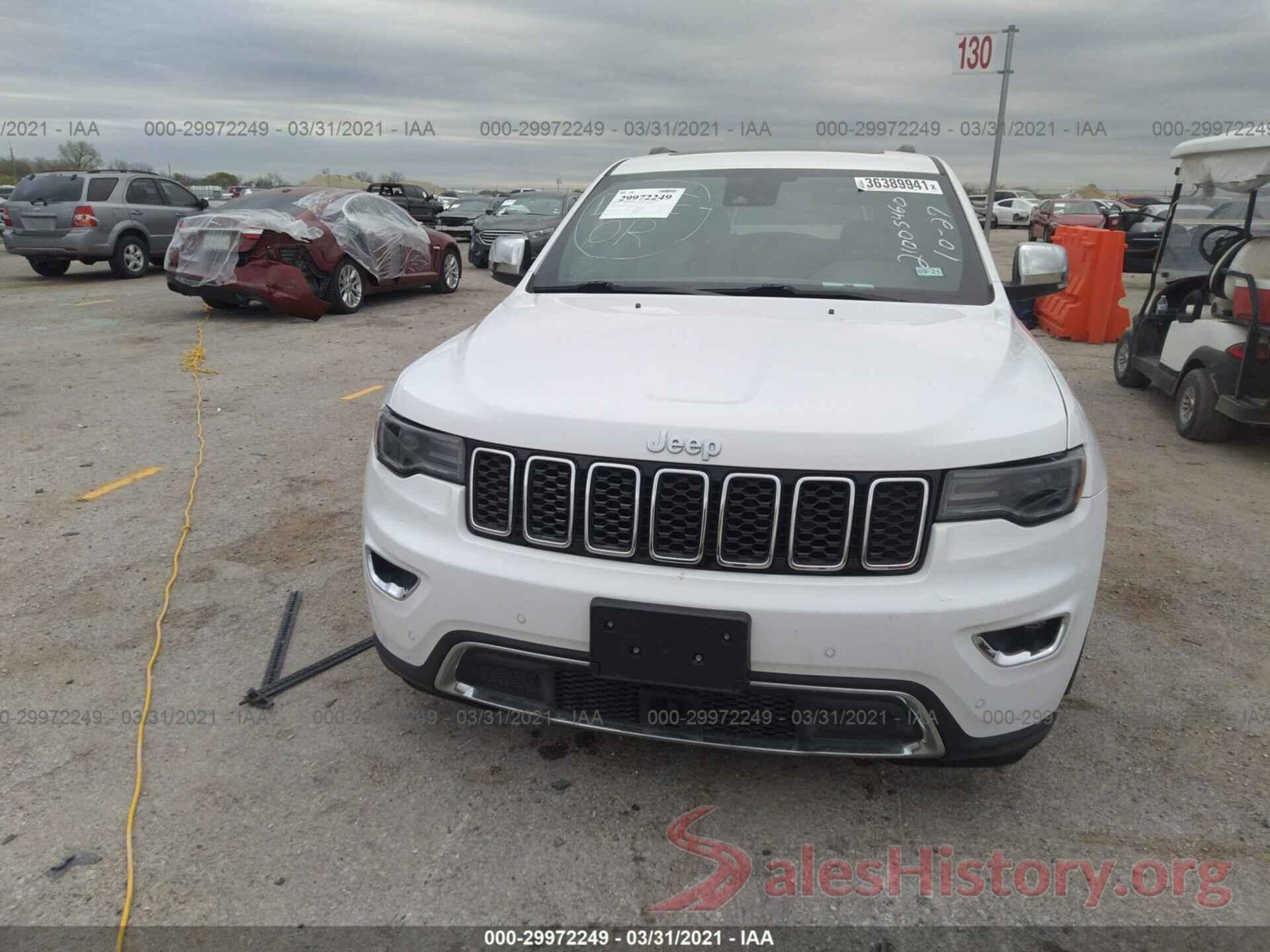 1C4RJFBGXHC617658 2017 JEEP GRAND CHEROKEE