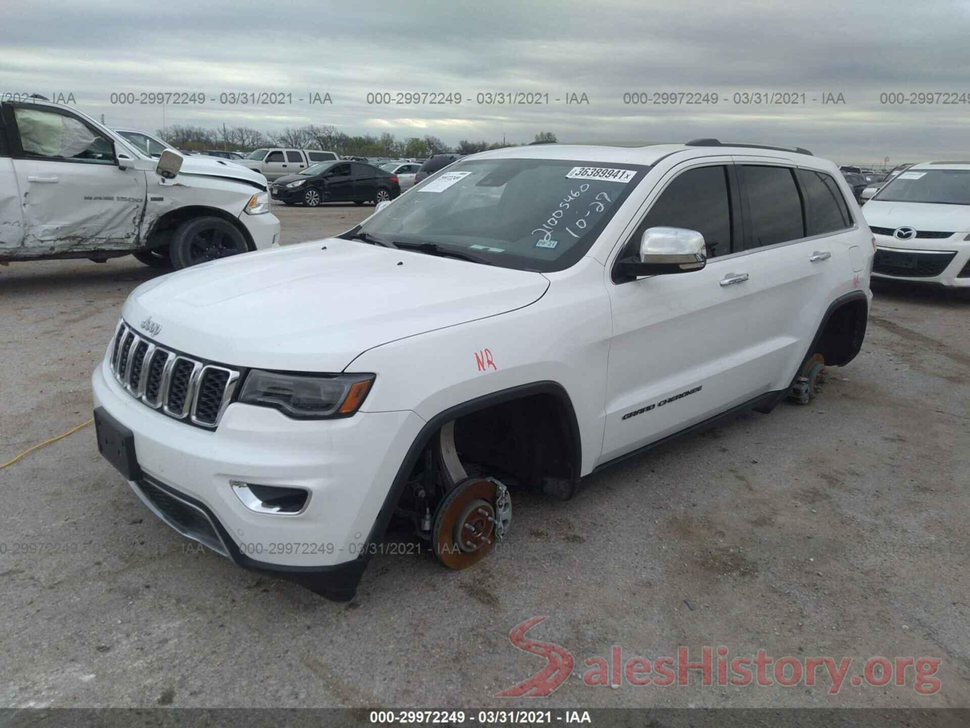 1C4RJFBGXHC617658 2017 JEEP GRAND CHEROKEE