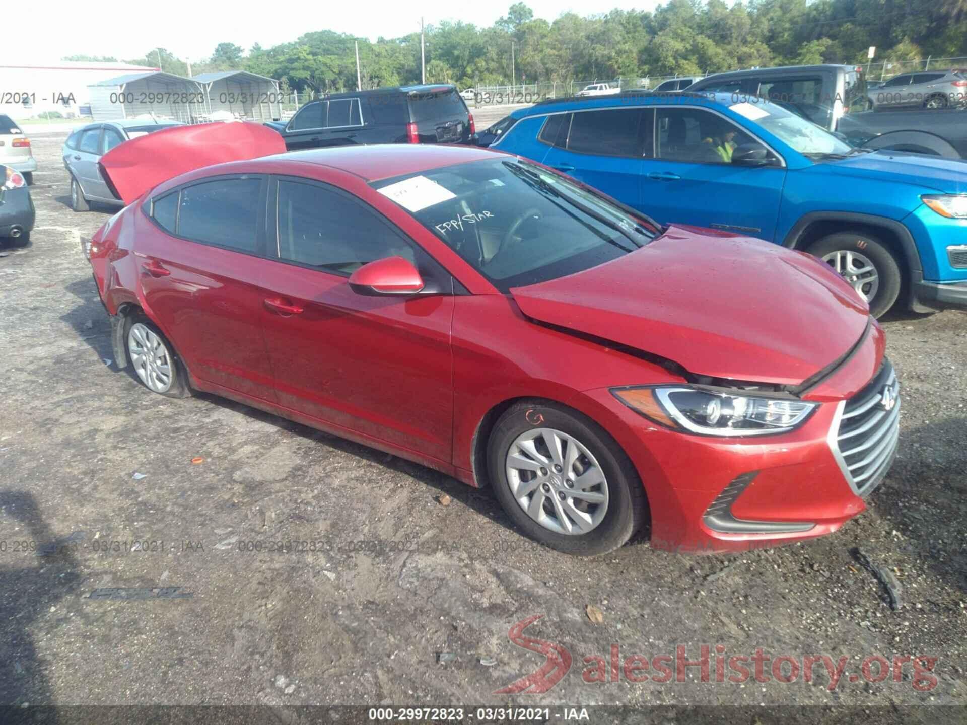 5NPD74LF1JH295912 2018 HYUNDAI ELANTRA