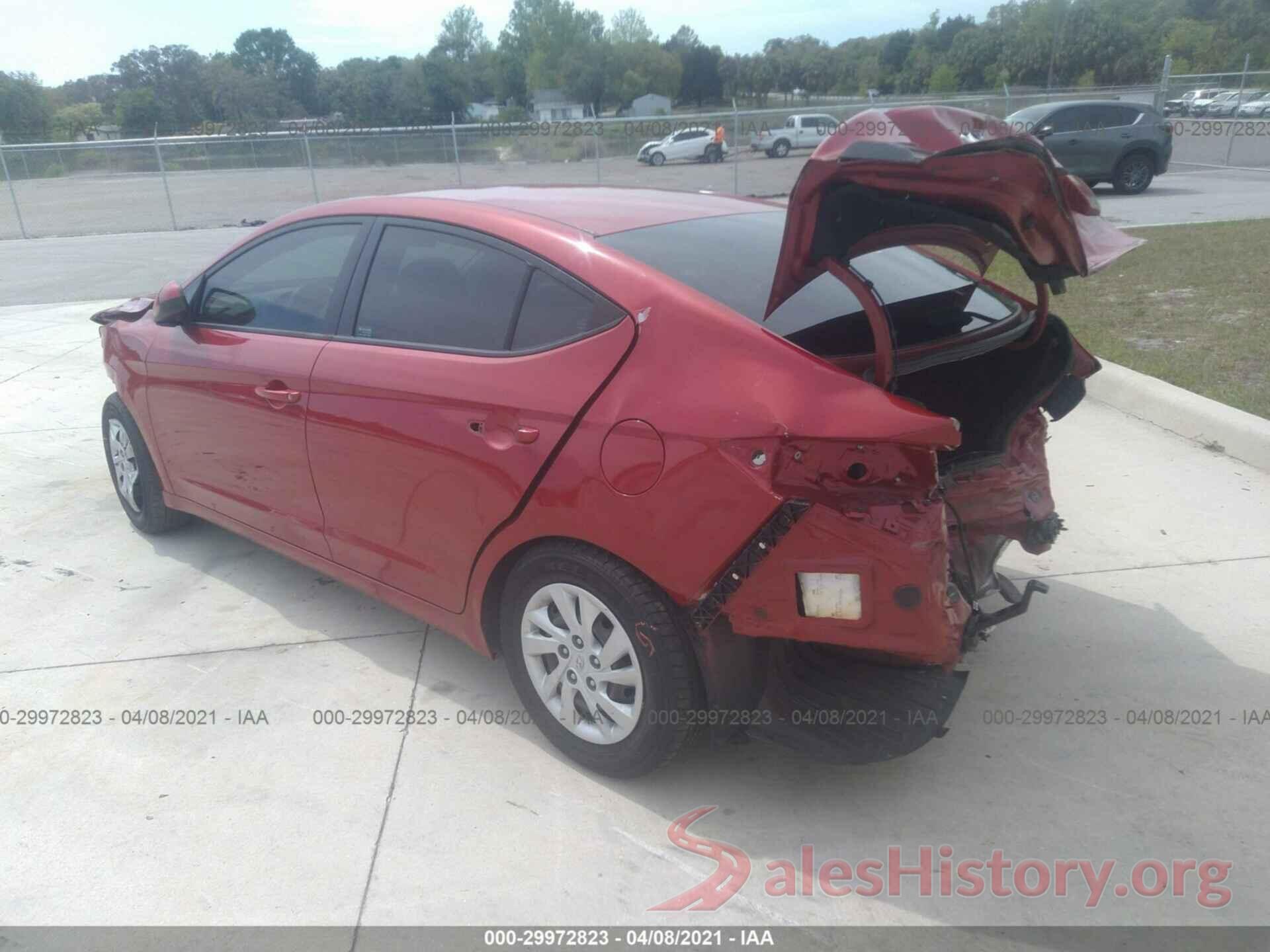 5NPD74LF1JH295912 2018 HYUNDAI ELANTRA