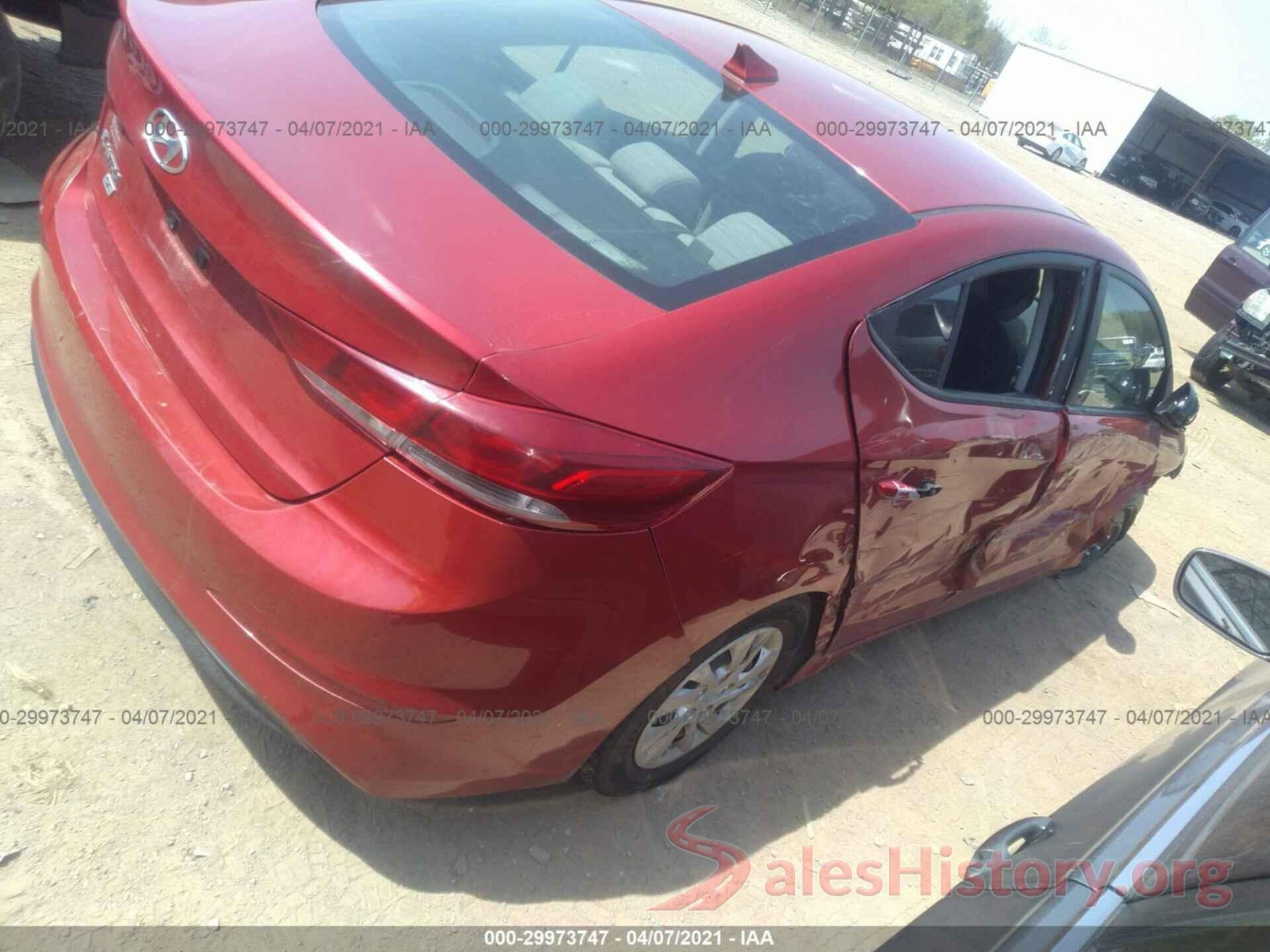 5NPD74LF4HH208644 2017 HYUNDAI ELANTRA