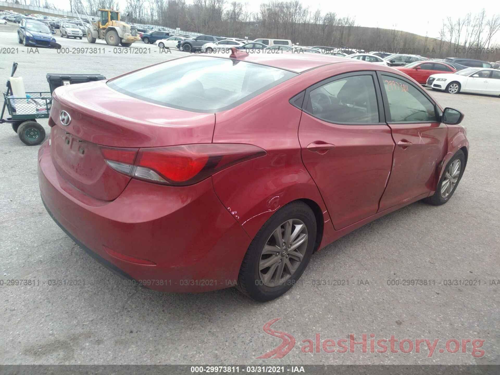 KMHDH4AE4GU545032 2016 HYUNDAI ELANTRA