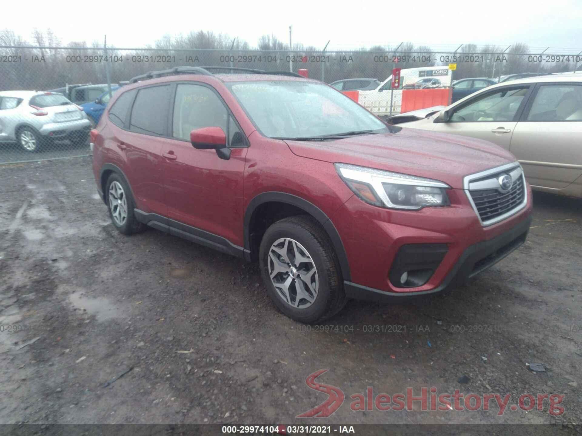 JF2SKAJC6MH493435 2021 SUBARU FORESTER