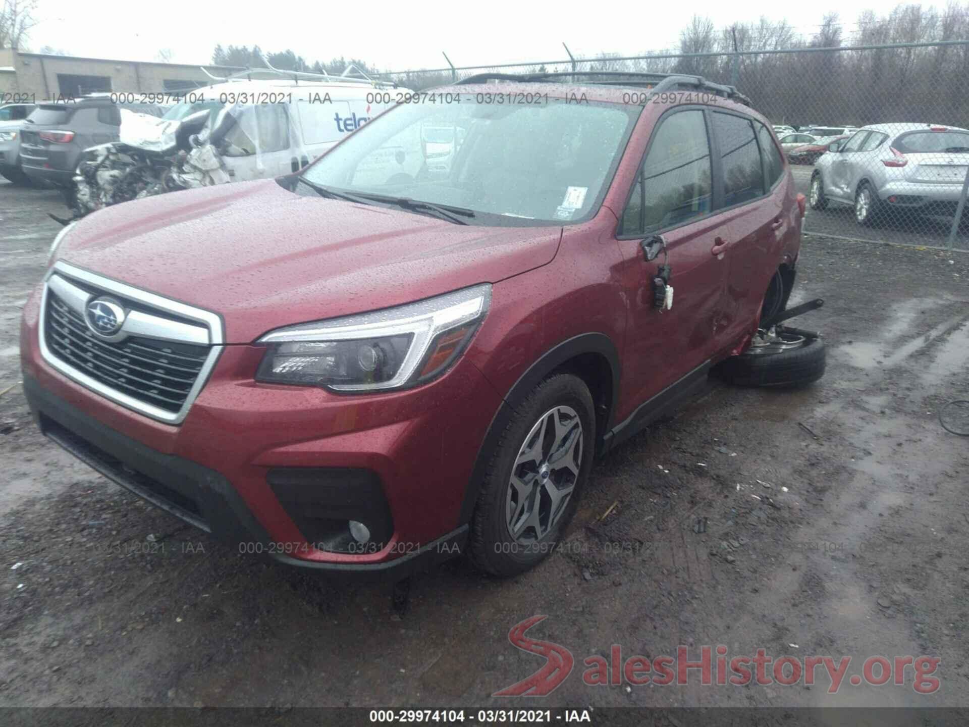 JF2SKAJC6MH493435 2021 SUBARU FORESTER