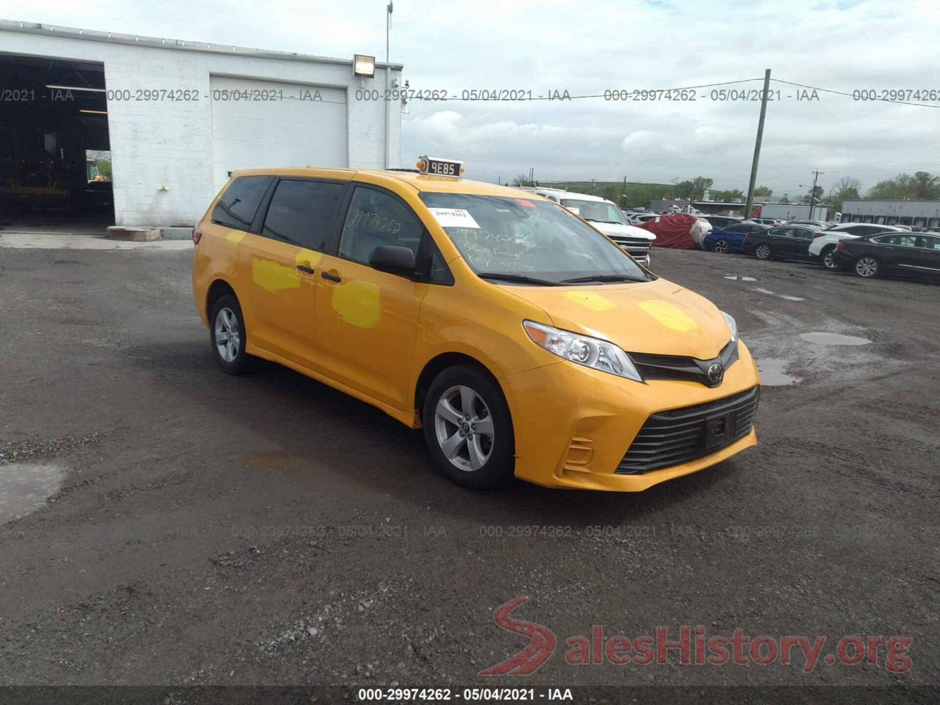 5TDZZ3DC3KS001937 2019 TOYOTA SIENNA