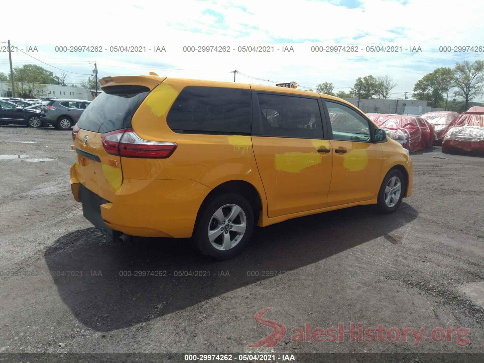 5TDZZ3DC3KS001937 2019 TOYOTA SIENNA