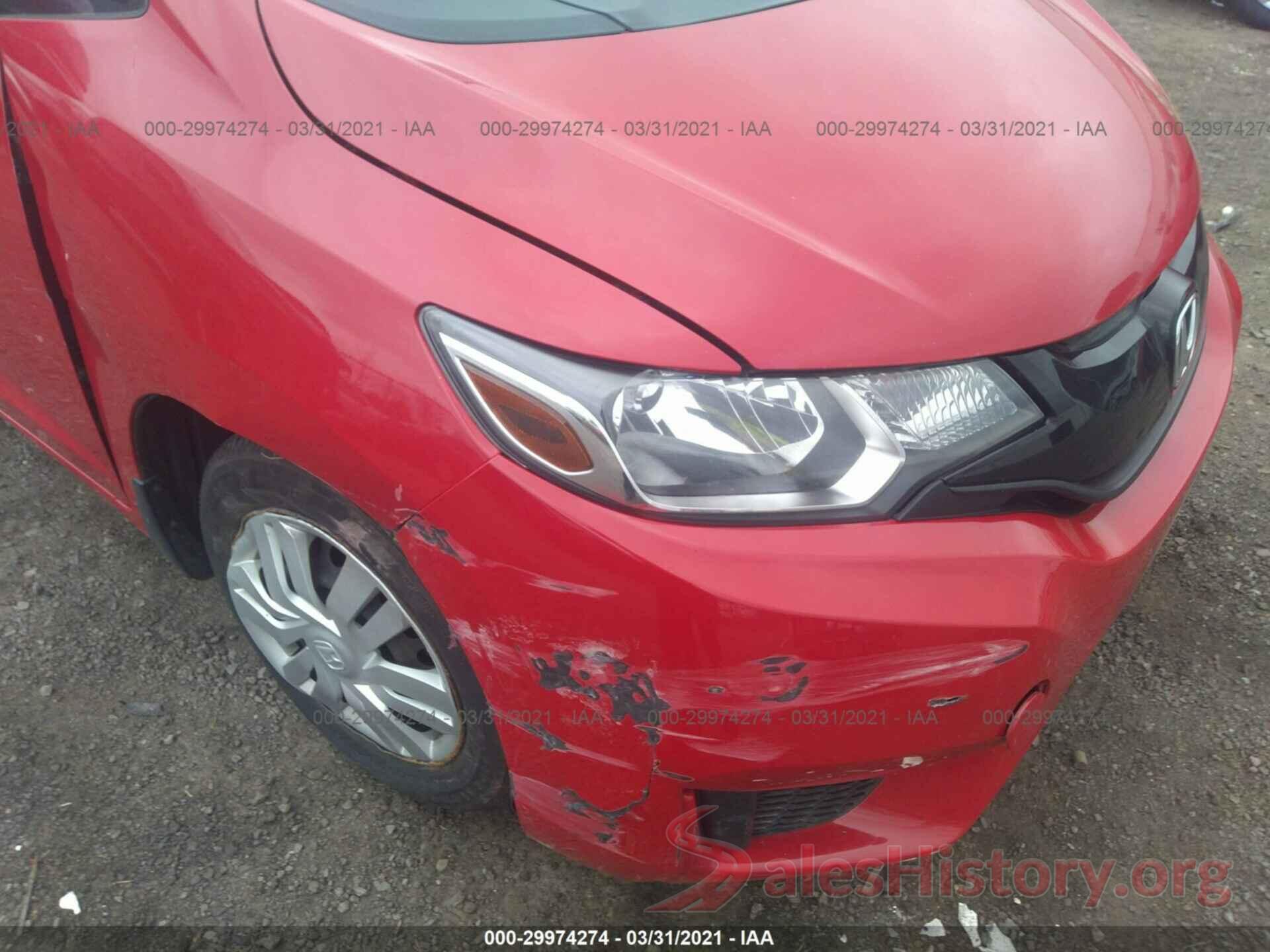 JHMGK5H50GX014163 2016 HONDA FIT