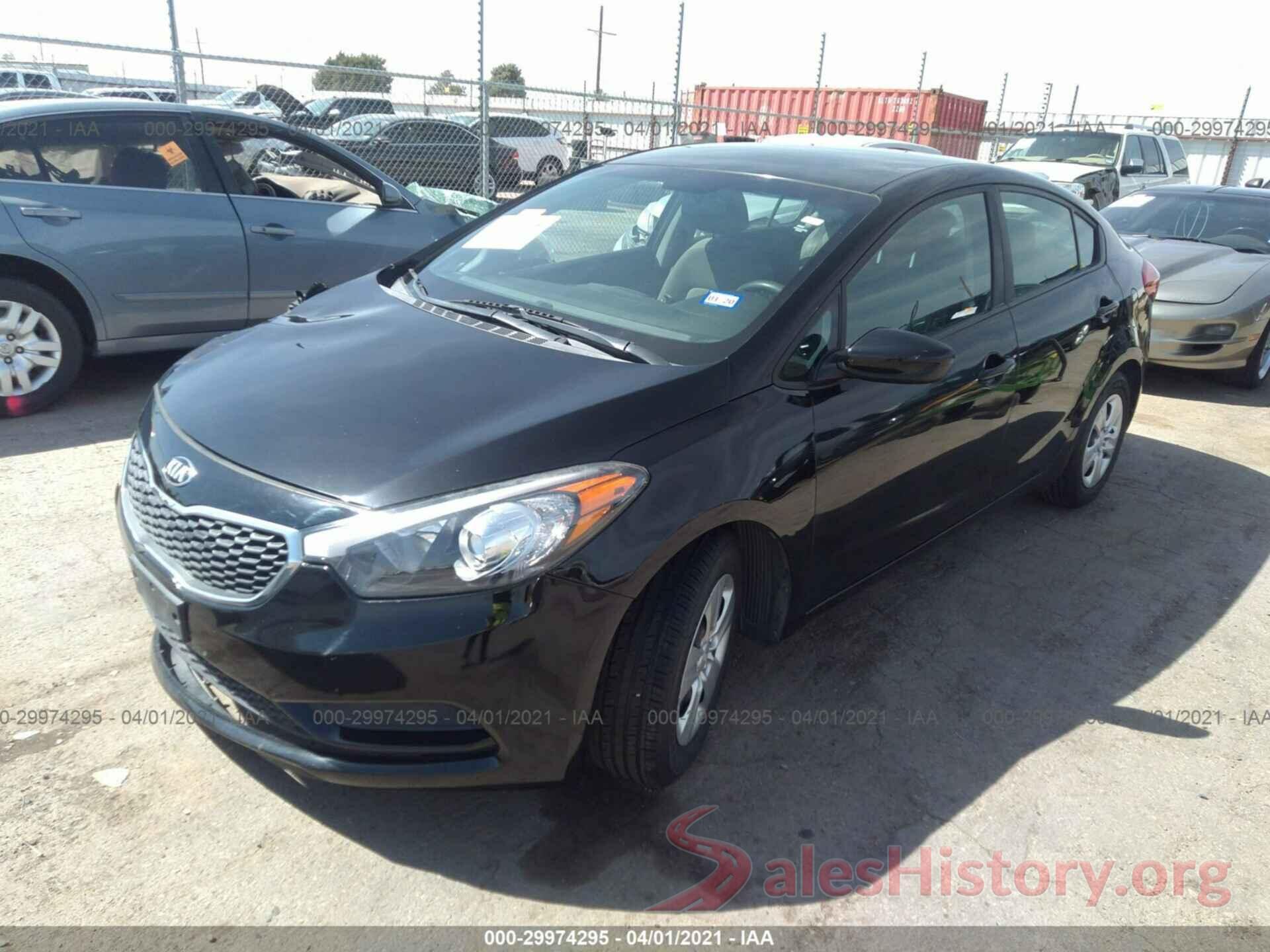 KNAFK4A66G5606668 2016 KIA FORTE