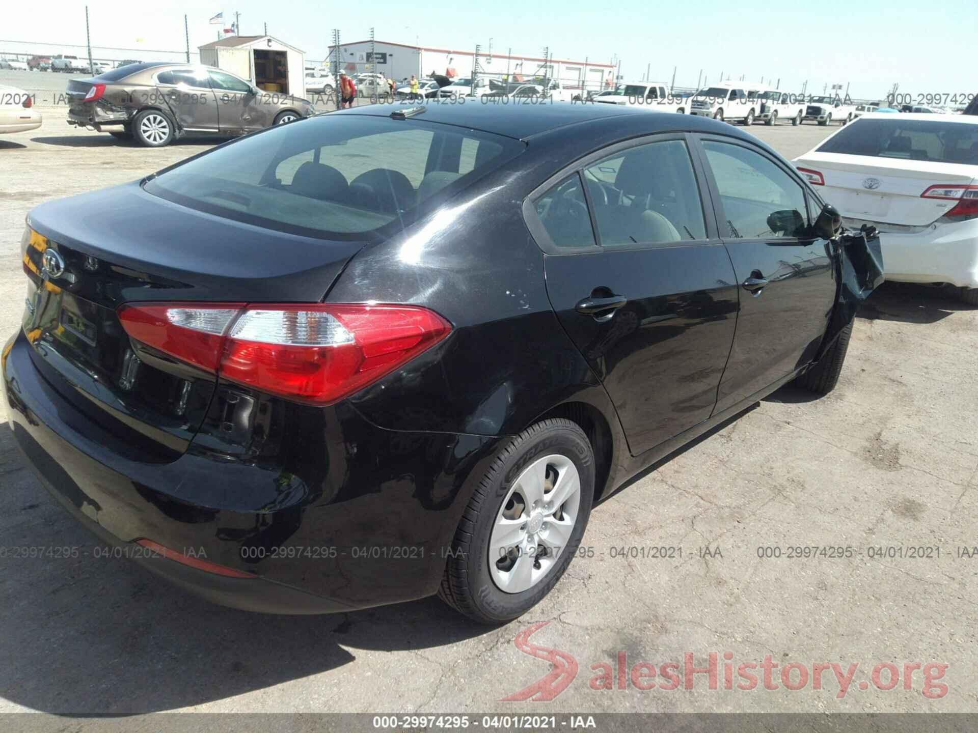 KNAFK4A66G5606668 2016 KIA FORTE