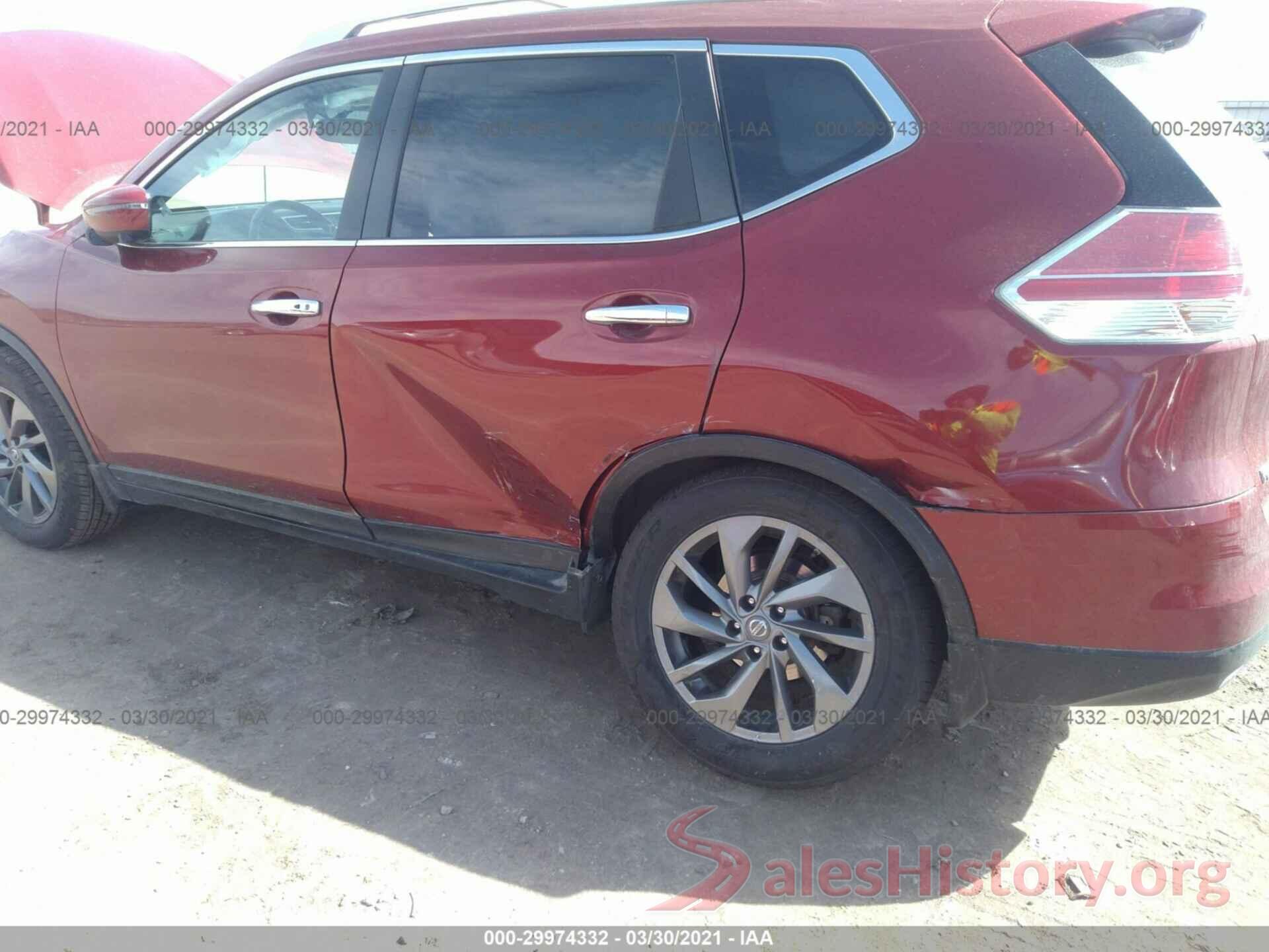 JN8AT2MVXGW144342 2016 NISSAN ROGUE