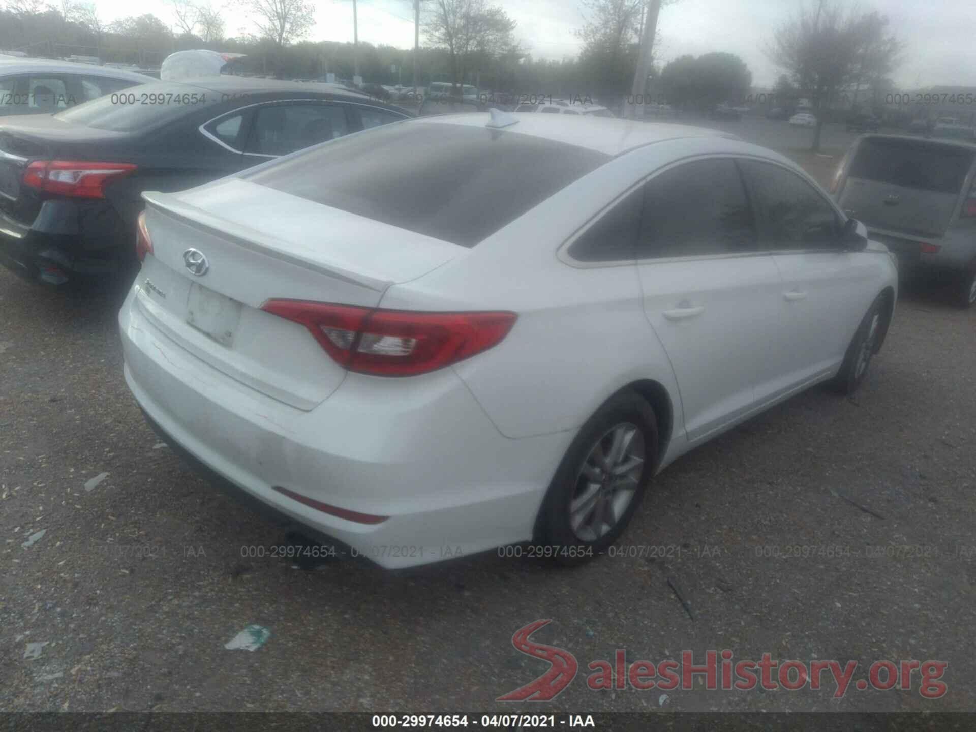 5NPE24AF6GH359392 2016 HYUNDAI SONATA