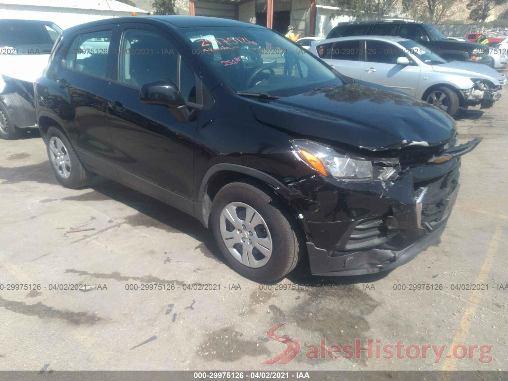 3GNCJKSB0HL260845 2017 CHEVROLET TRAX