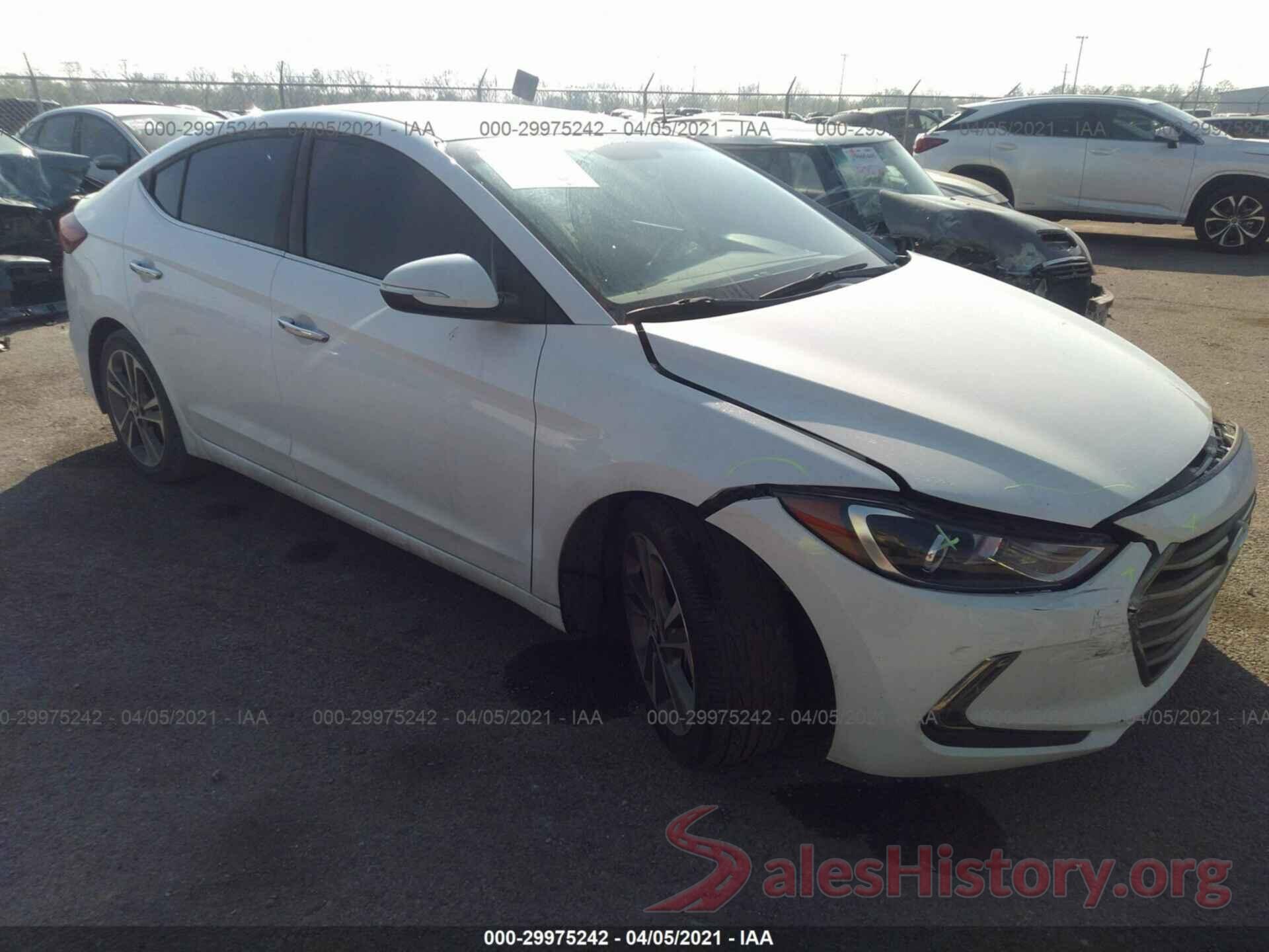 5NPD84LF2HH057512 2017 HYUNDAI ELANTRA