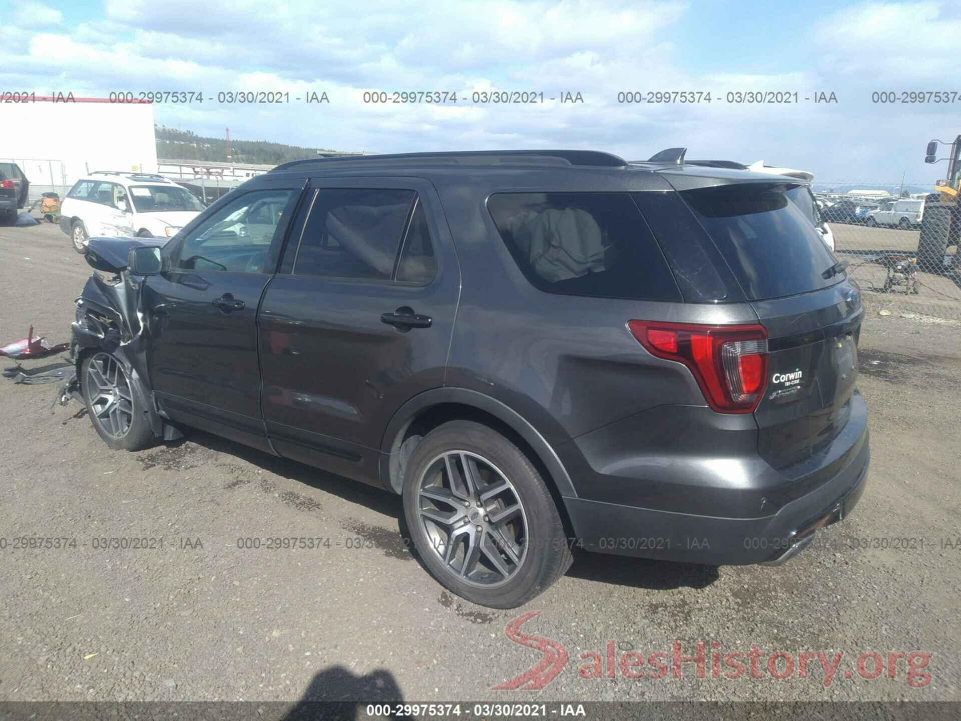 1FM5K8GT0GGD03453 2016 FORD EXPLORER