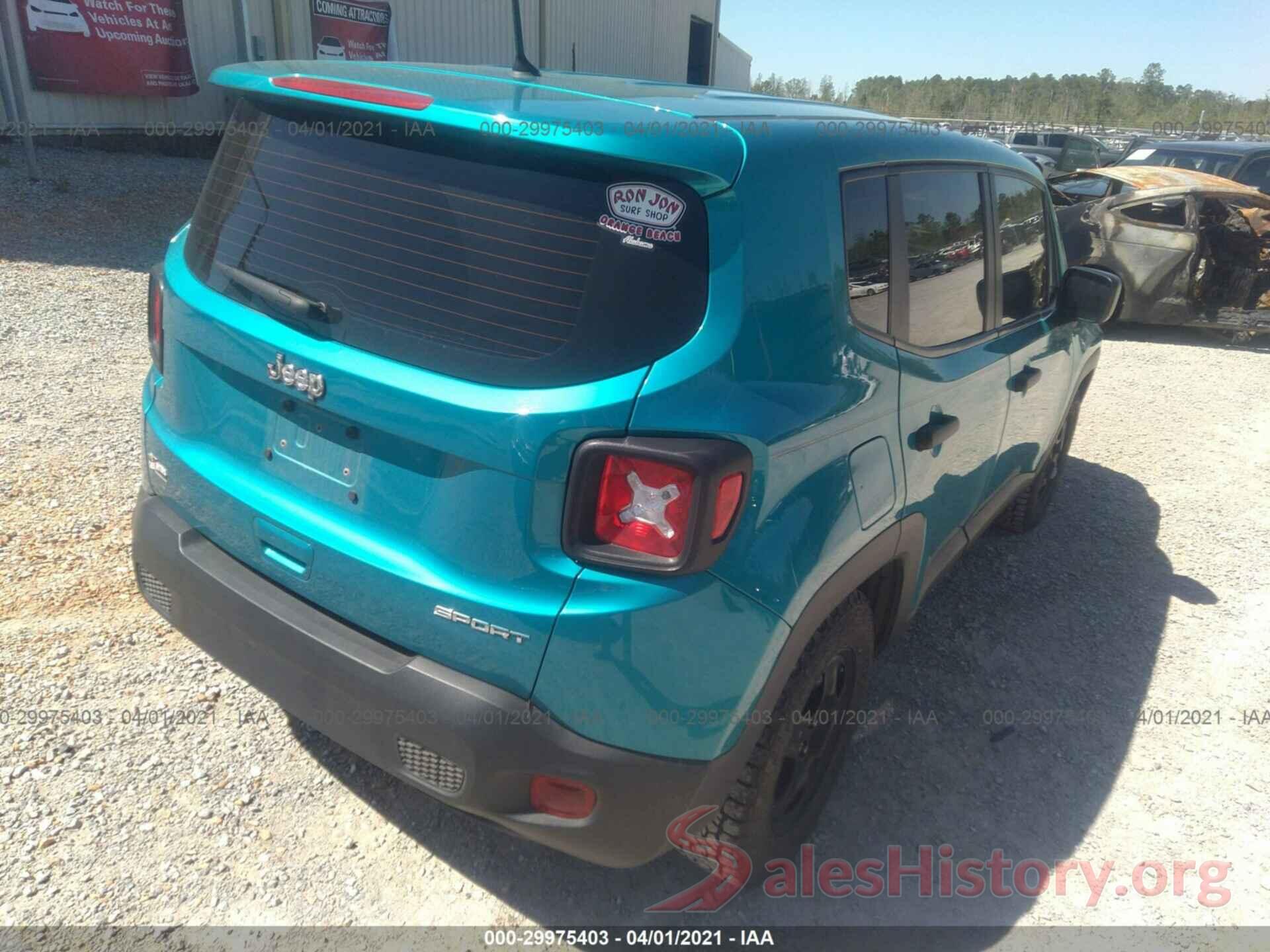 ZACNJAAB6LPL19102 2020 JEEP RENEGADE