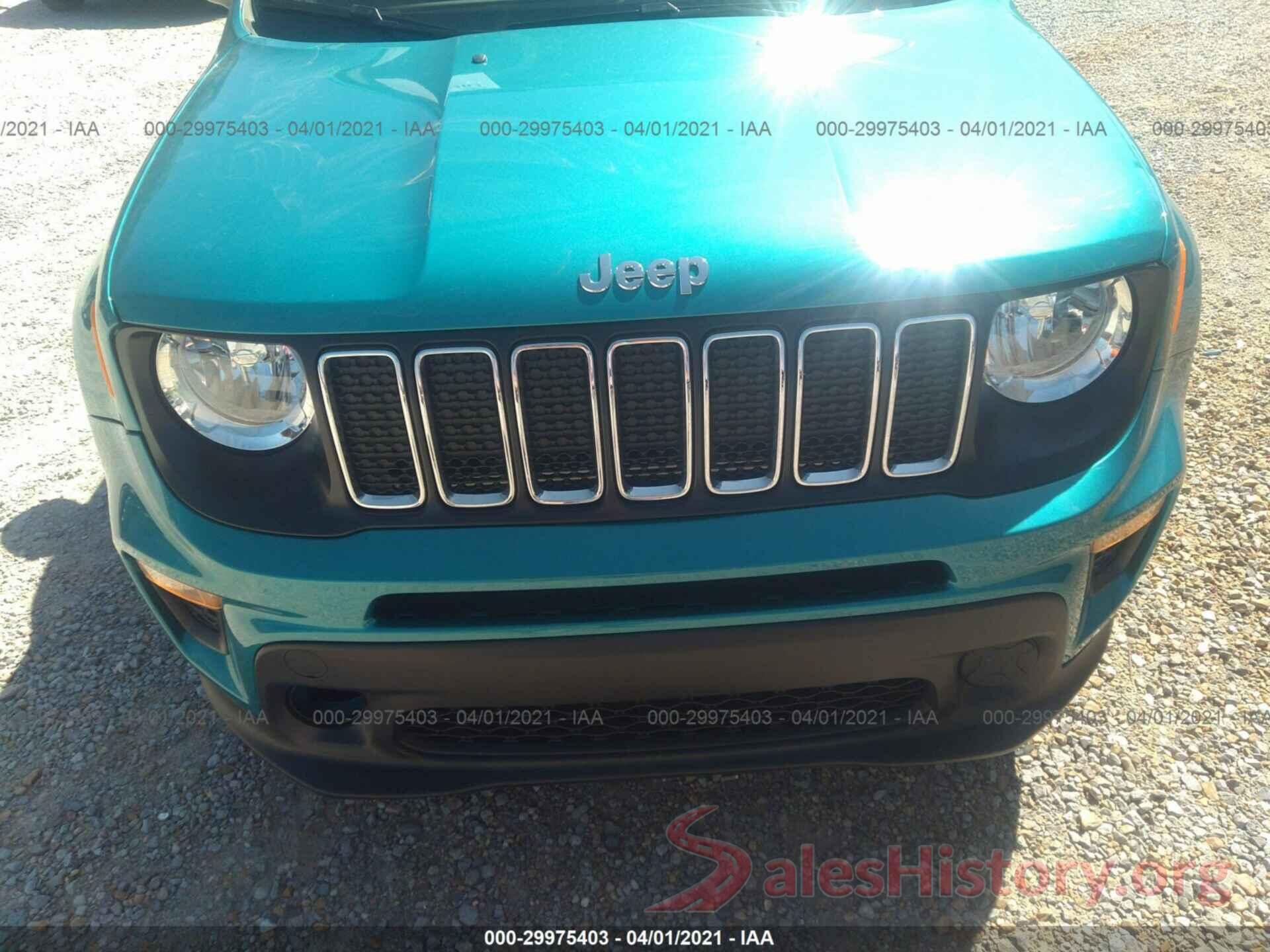 ZACNJAAB6LPL19102 2020 JEEP RENEGADE