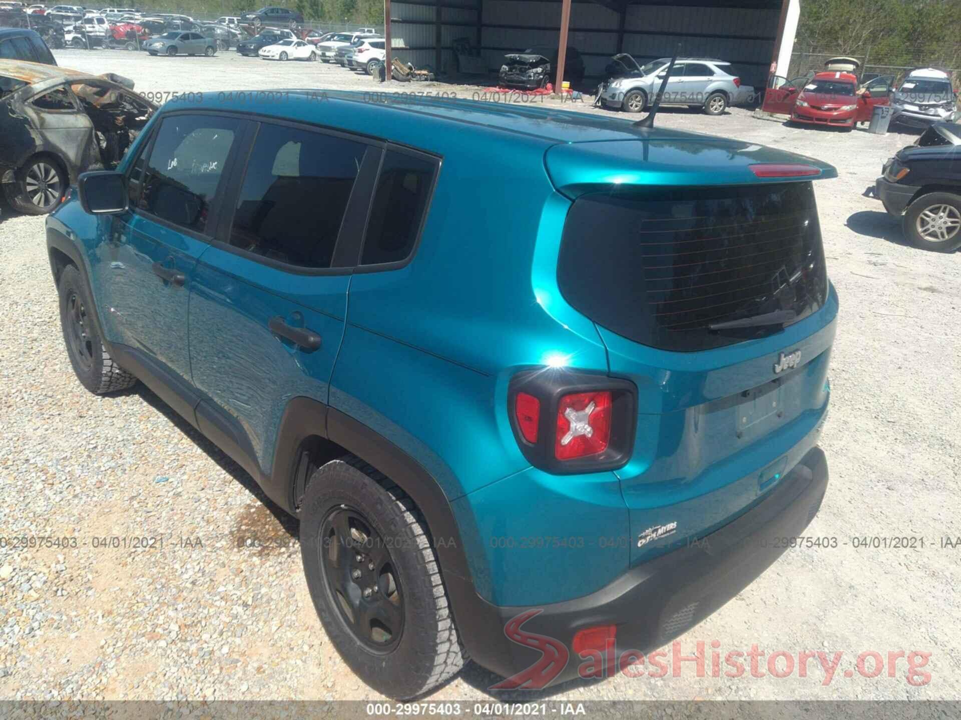 ZACNJAAB6LPL19102 2020 JEEP RENEGADE