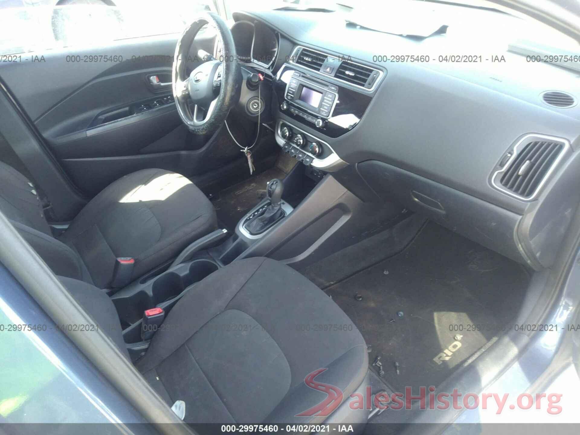 KNADM4A37G6558616 2016 KIA RIO