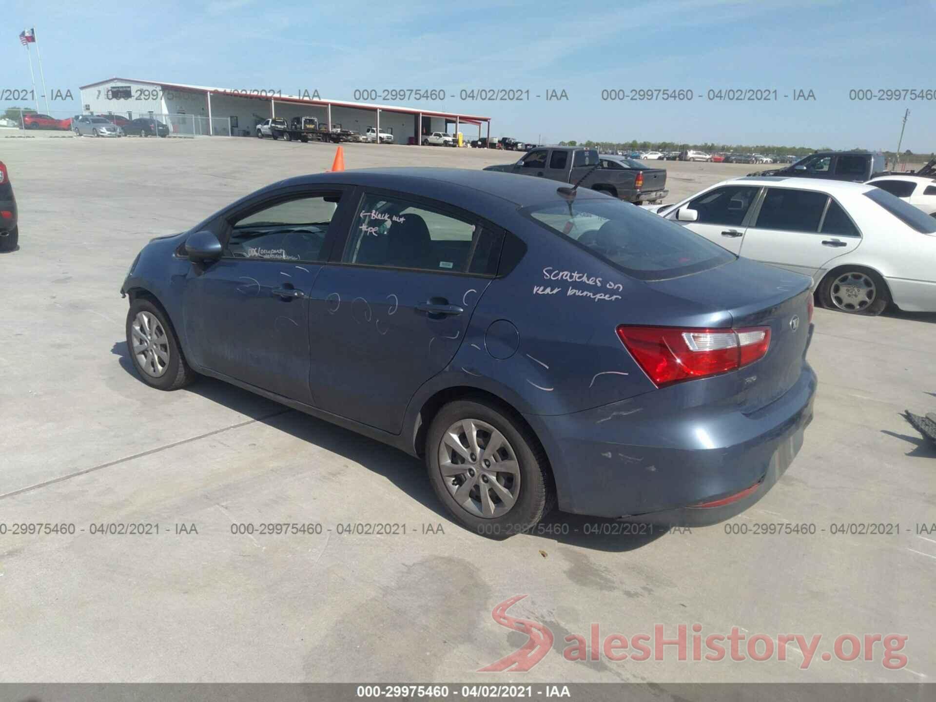 KNADM4A37G6558616 2016 KIA RIO