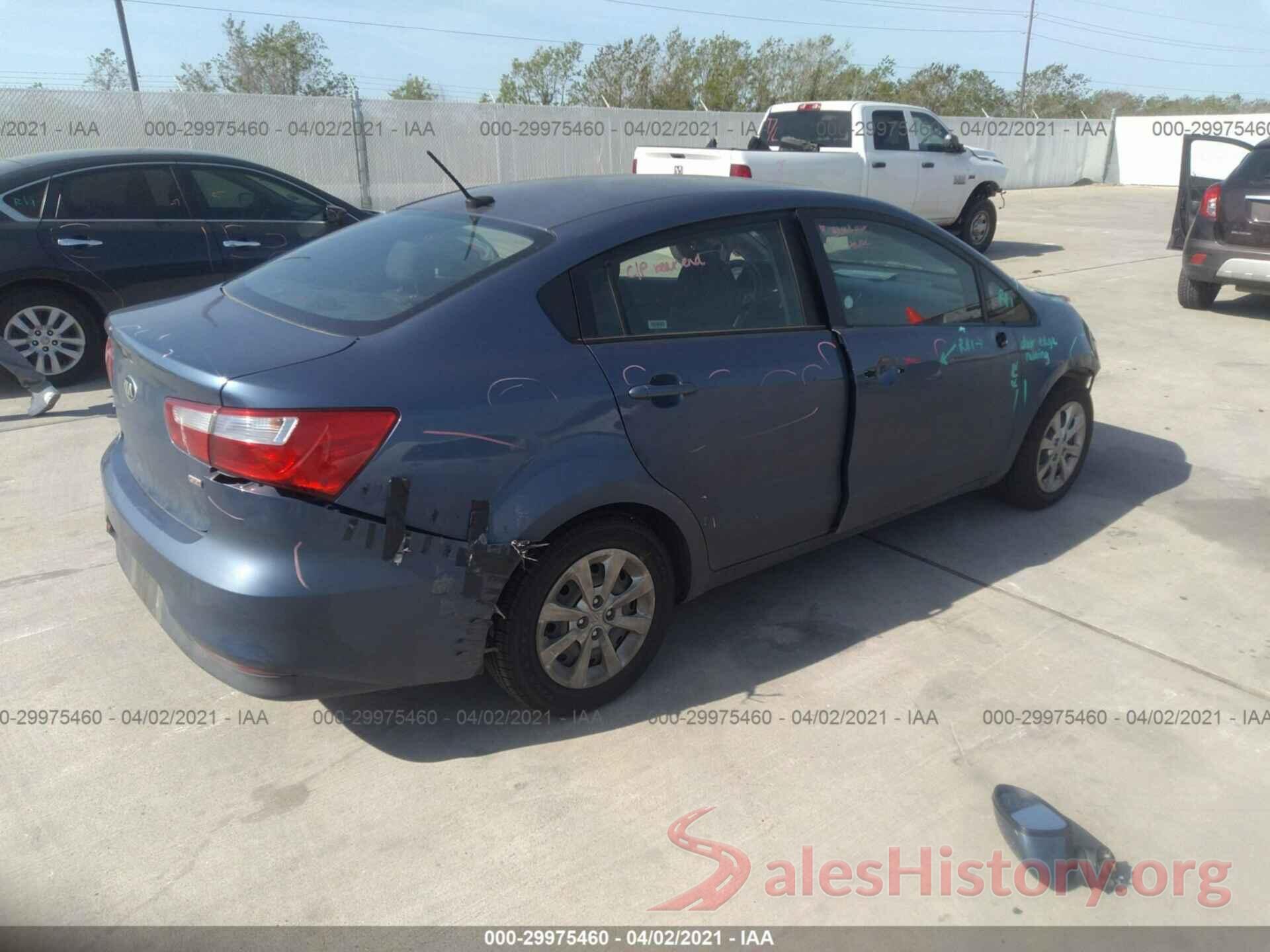 KNADM4A37G6558616 2016 KIA RIO