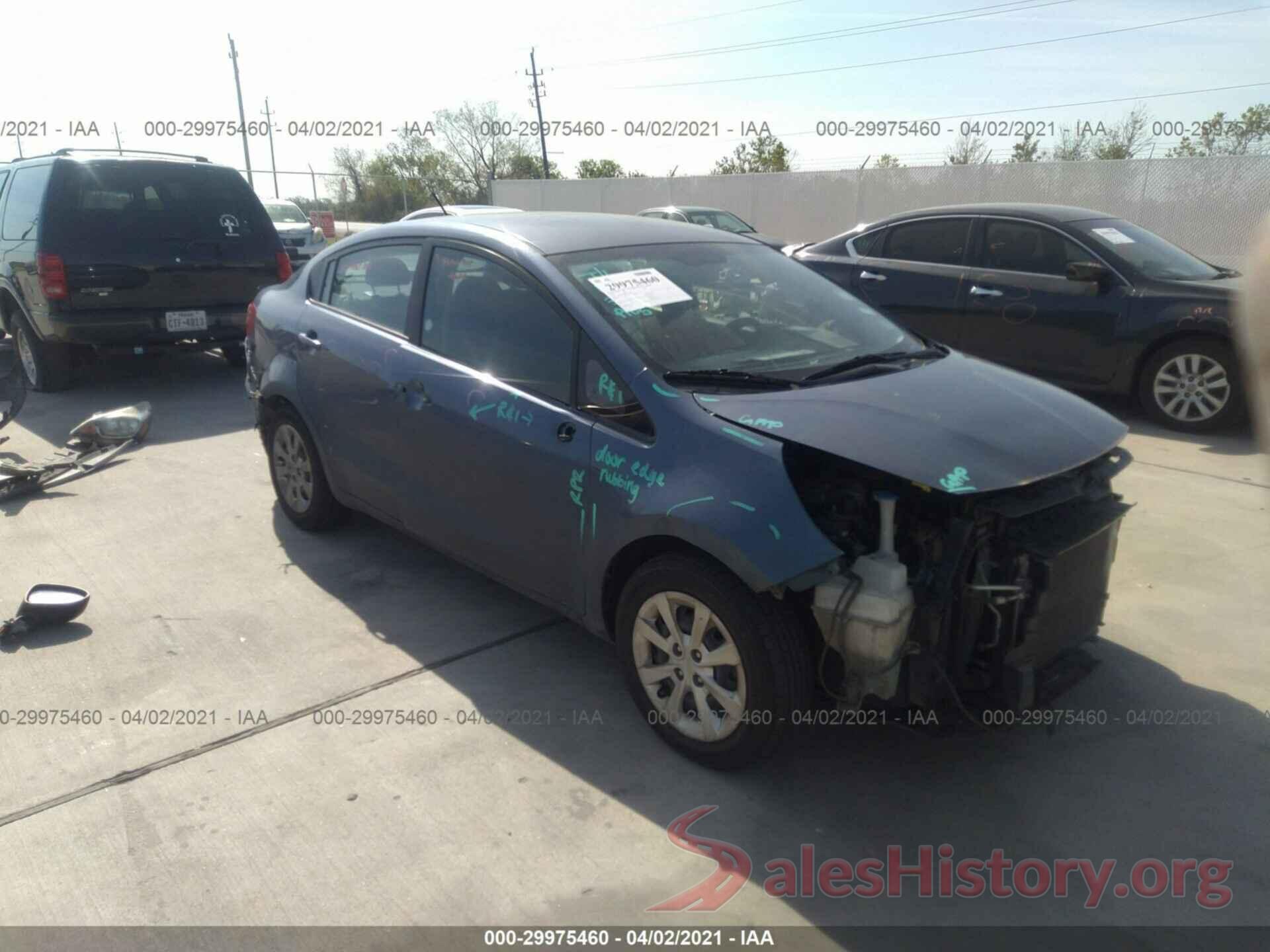 KNADM4A37G6558616 2016 KIA RIO