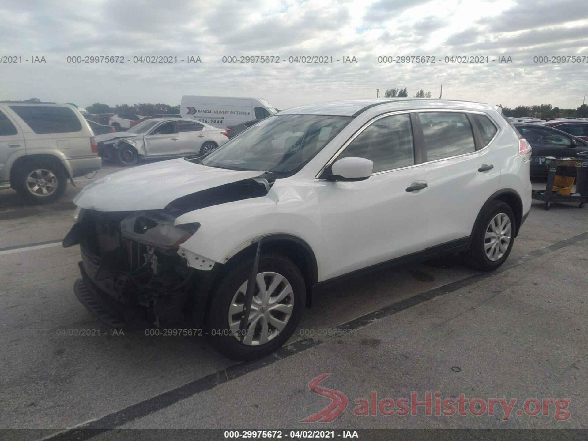 KNMAT2MT3GP607202 2016 NISSAN ROGUE