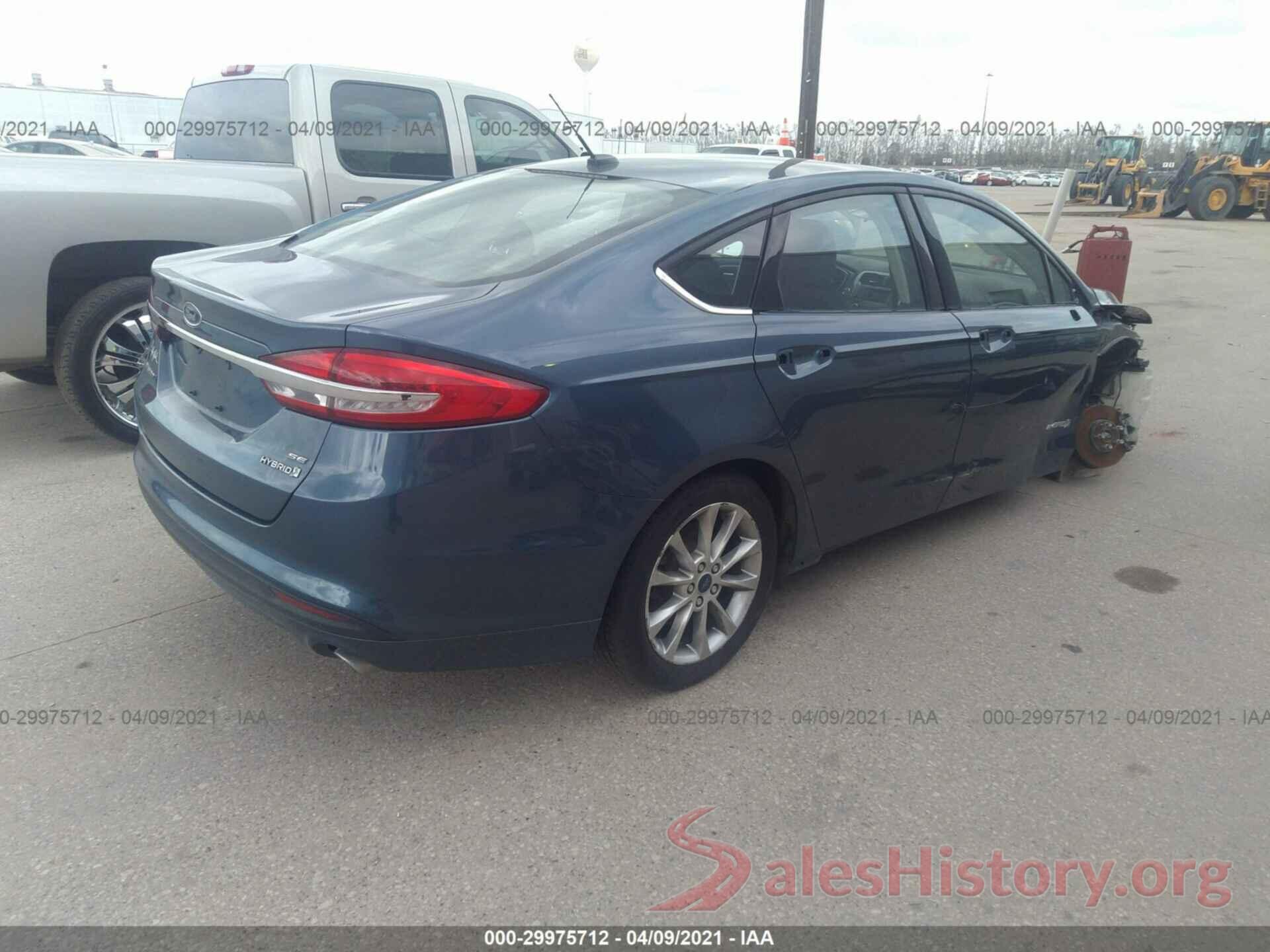 3FA6P0LU4JR226165 2018 FORD FUSION HYBRID