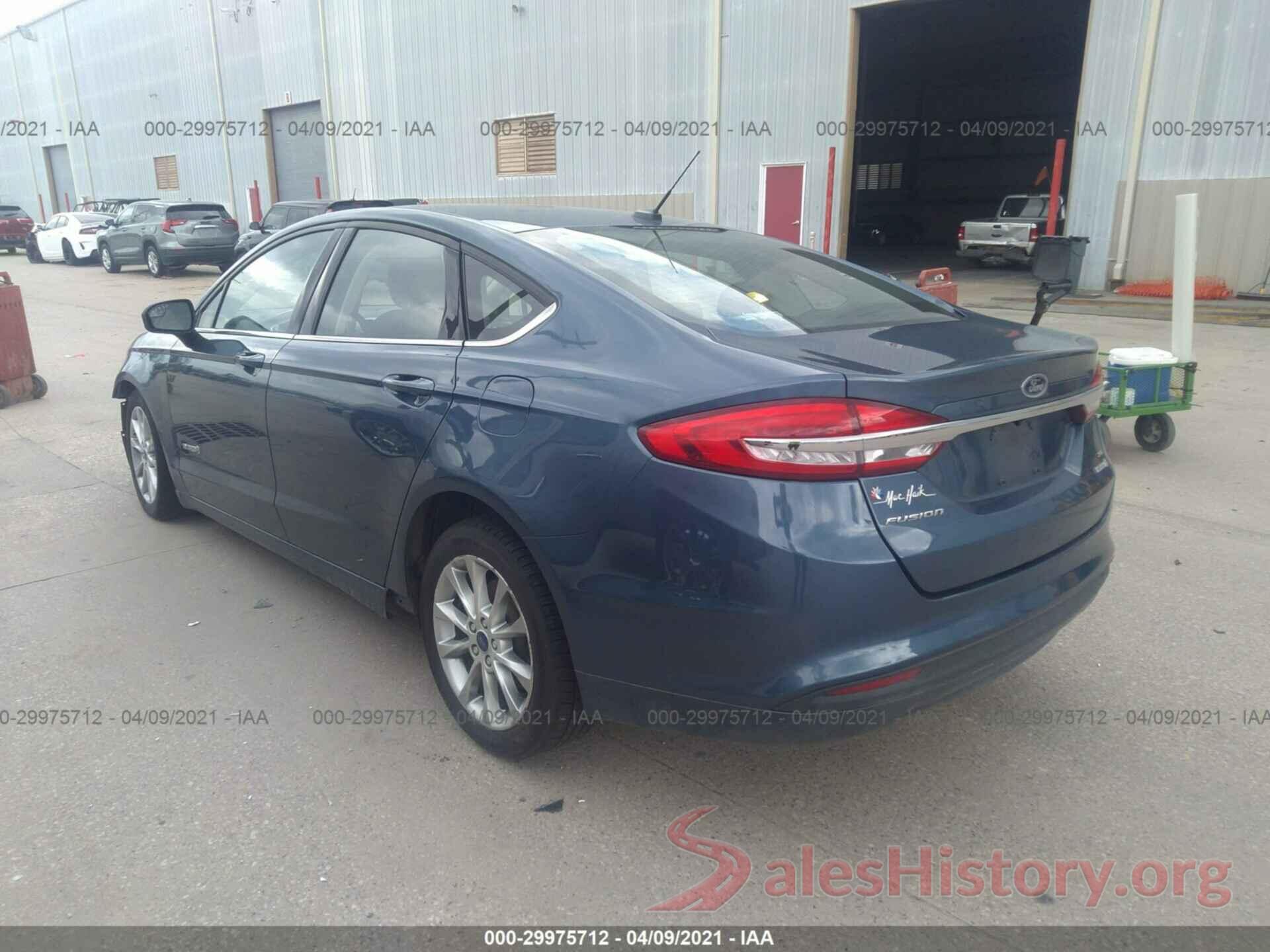 3FA6P0LU4JR226165 2018 FORD FUSION HYBRID