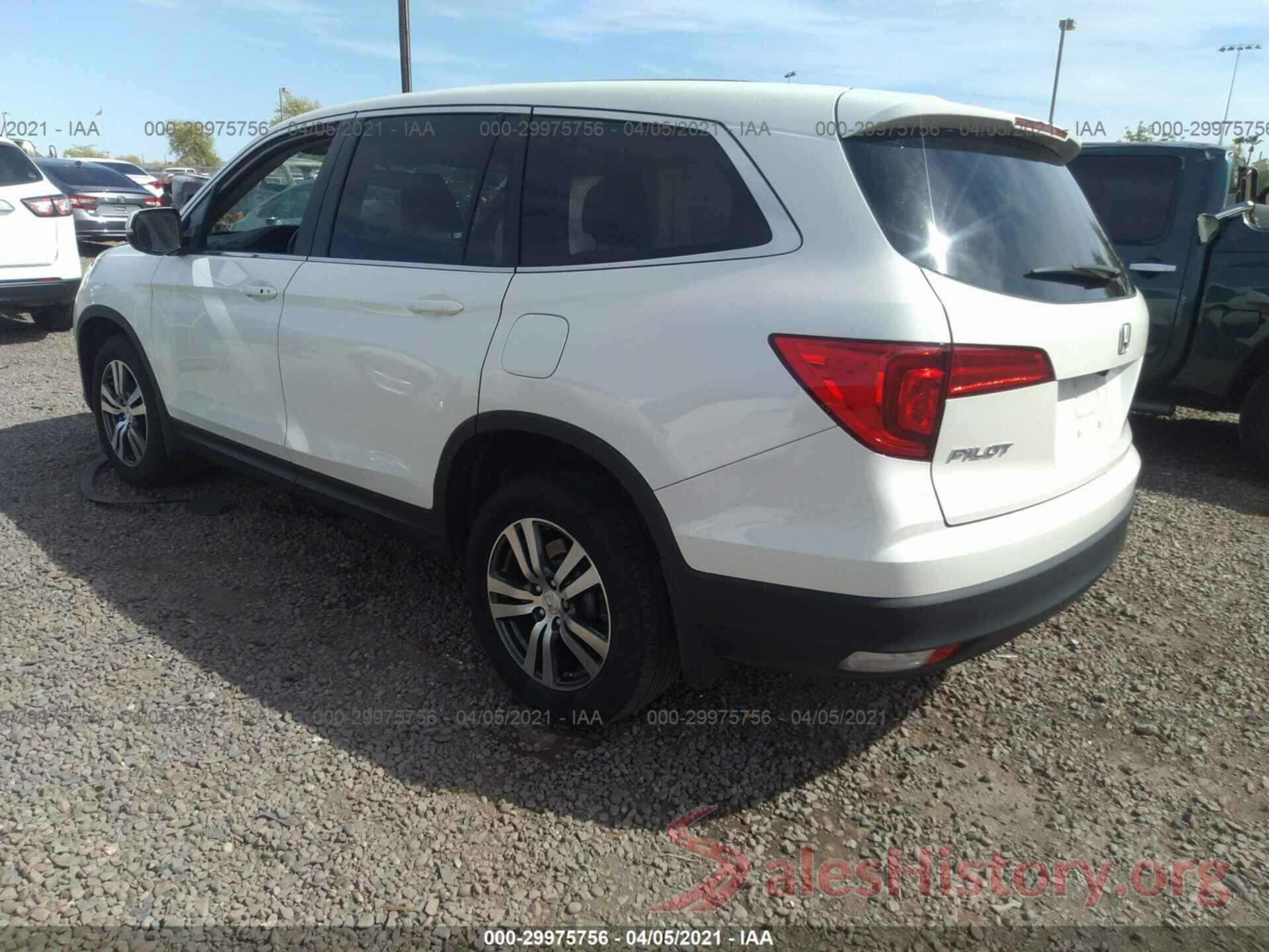 5FNYF6H5XHB077458 2017 HONDA PILOT