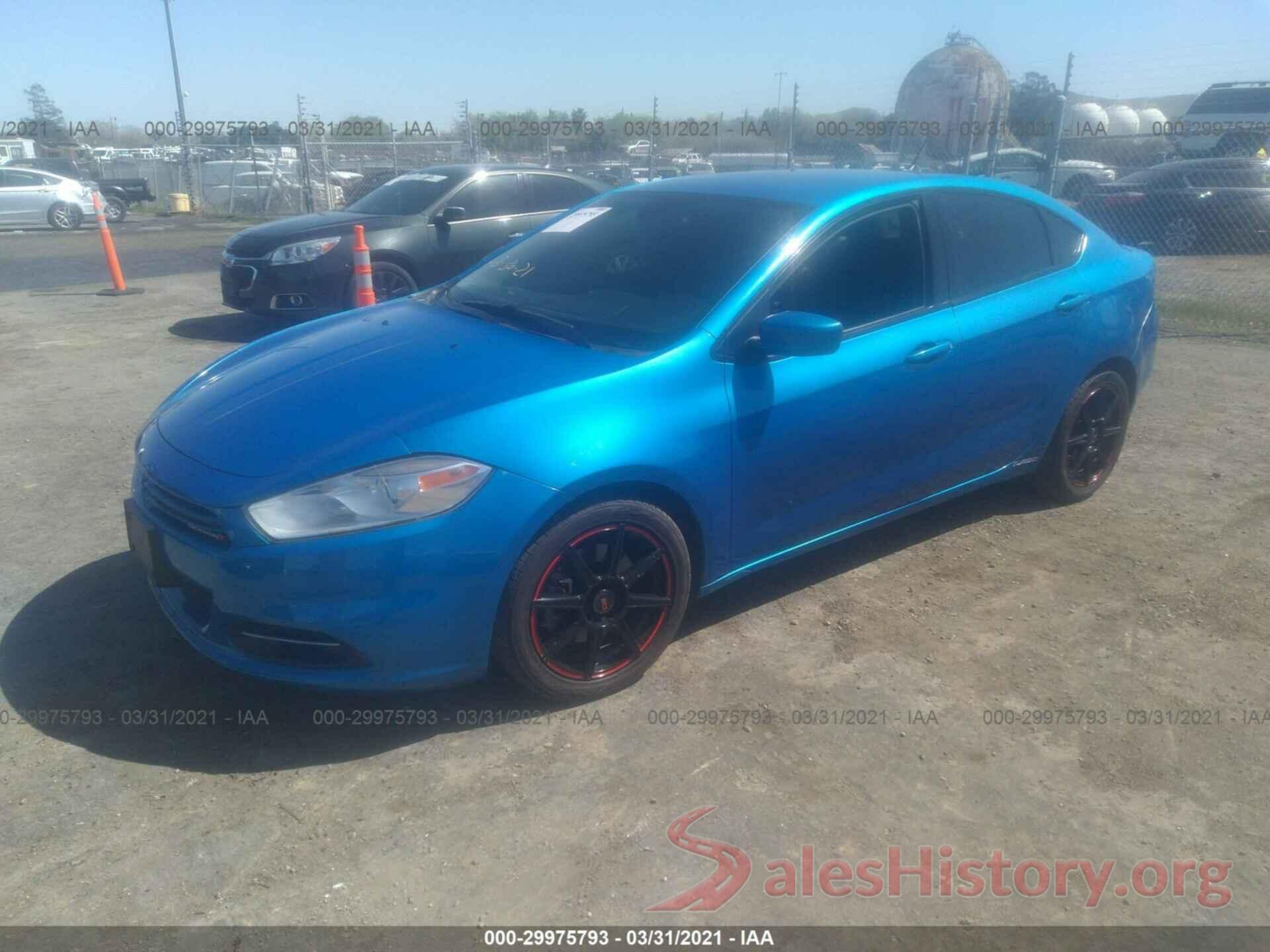 1C3CDFAA3GD516372 2016 DODGE DART