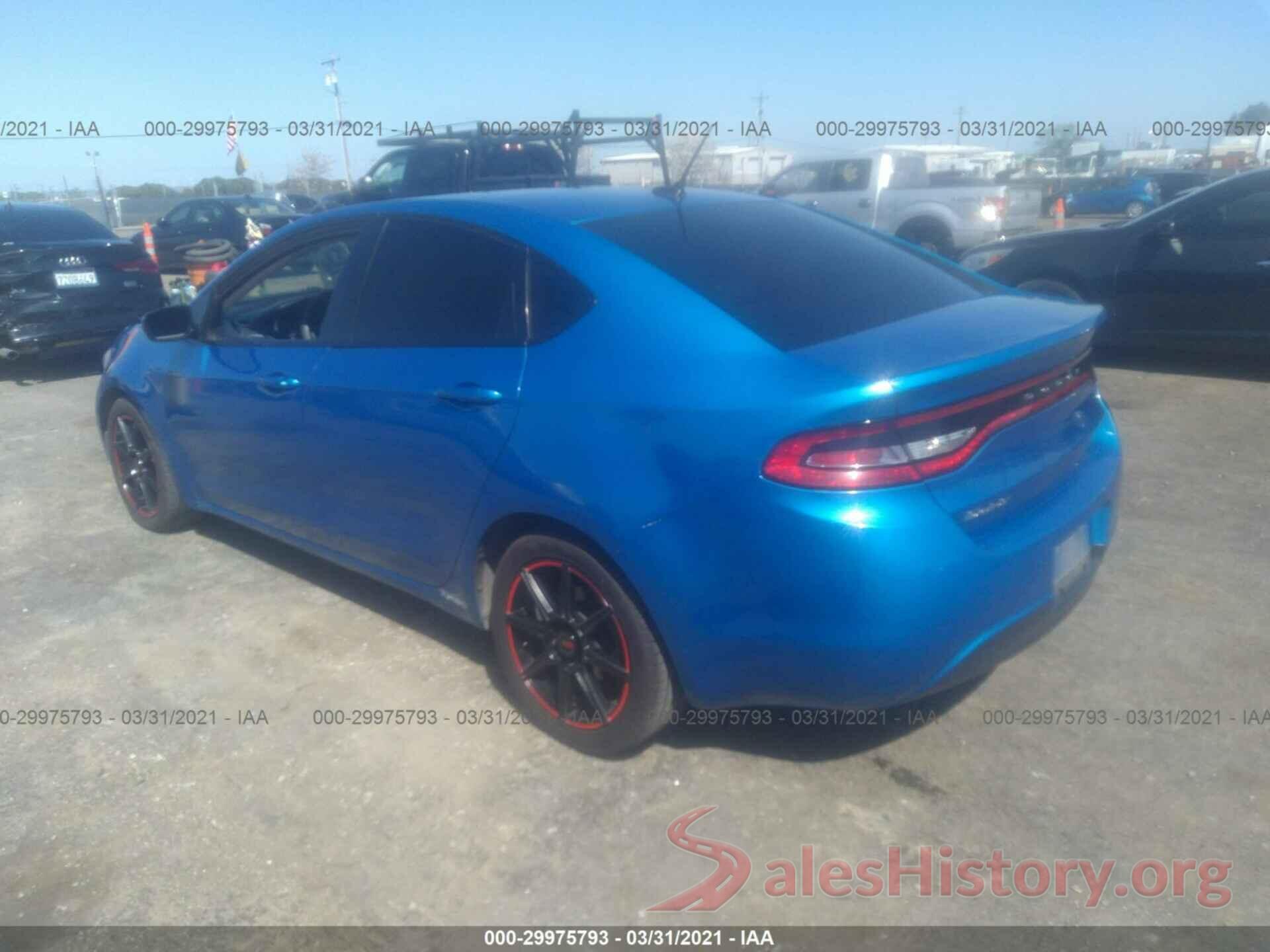 1C3CDFAA3GD516372 2016 DODGE DART