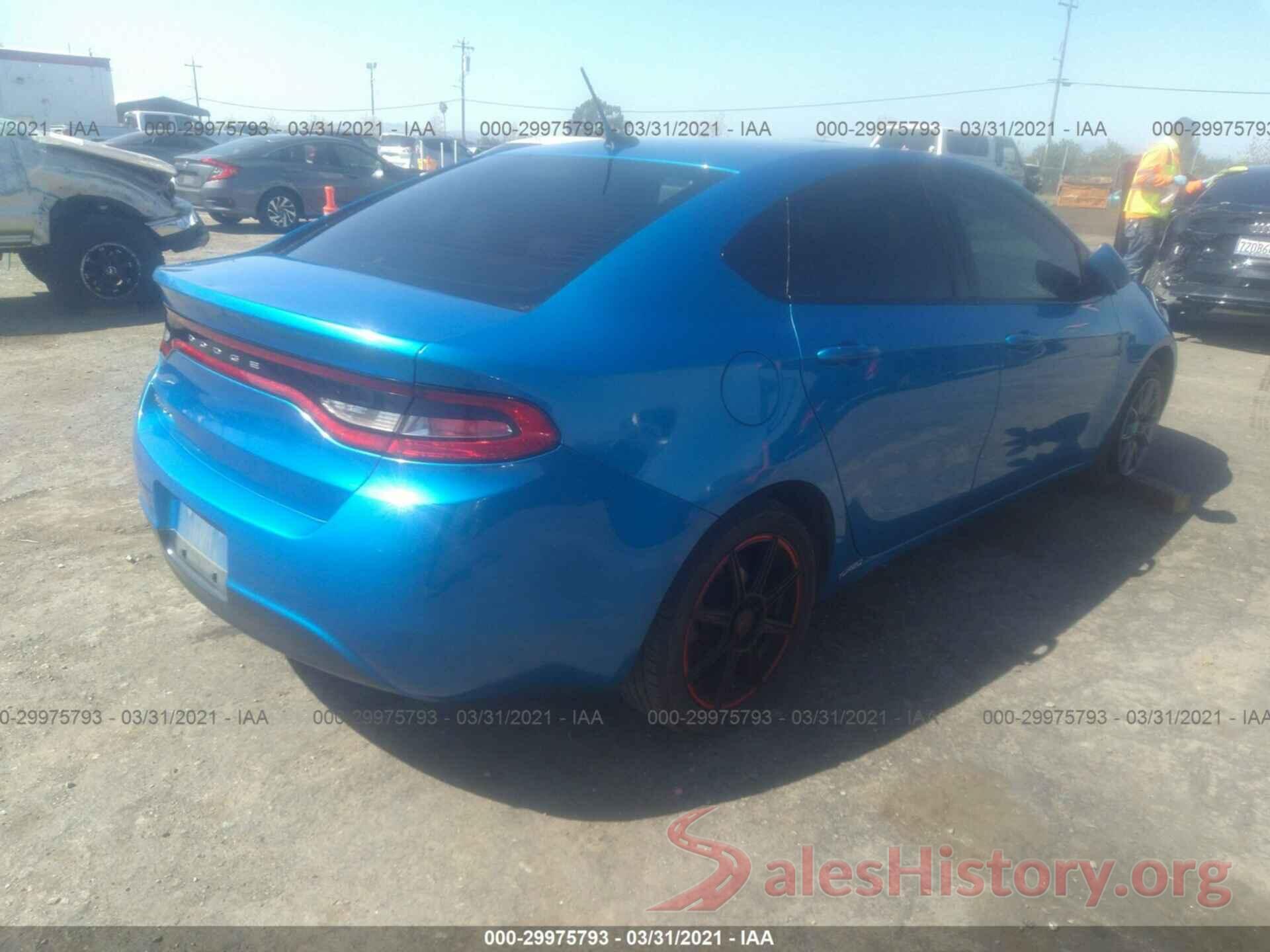 1C3CDFAA3GD516372 2016 DODGE DART