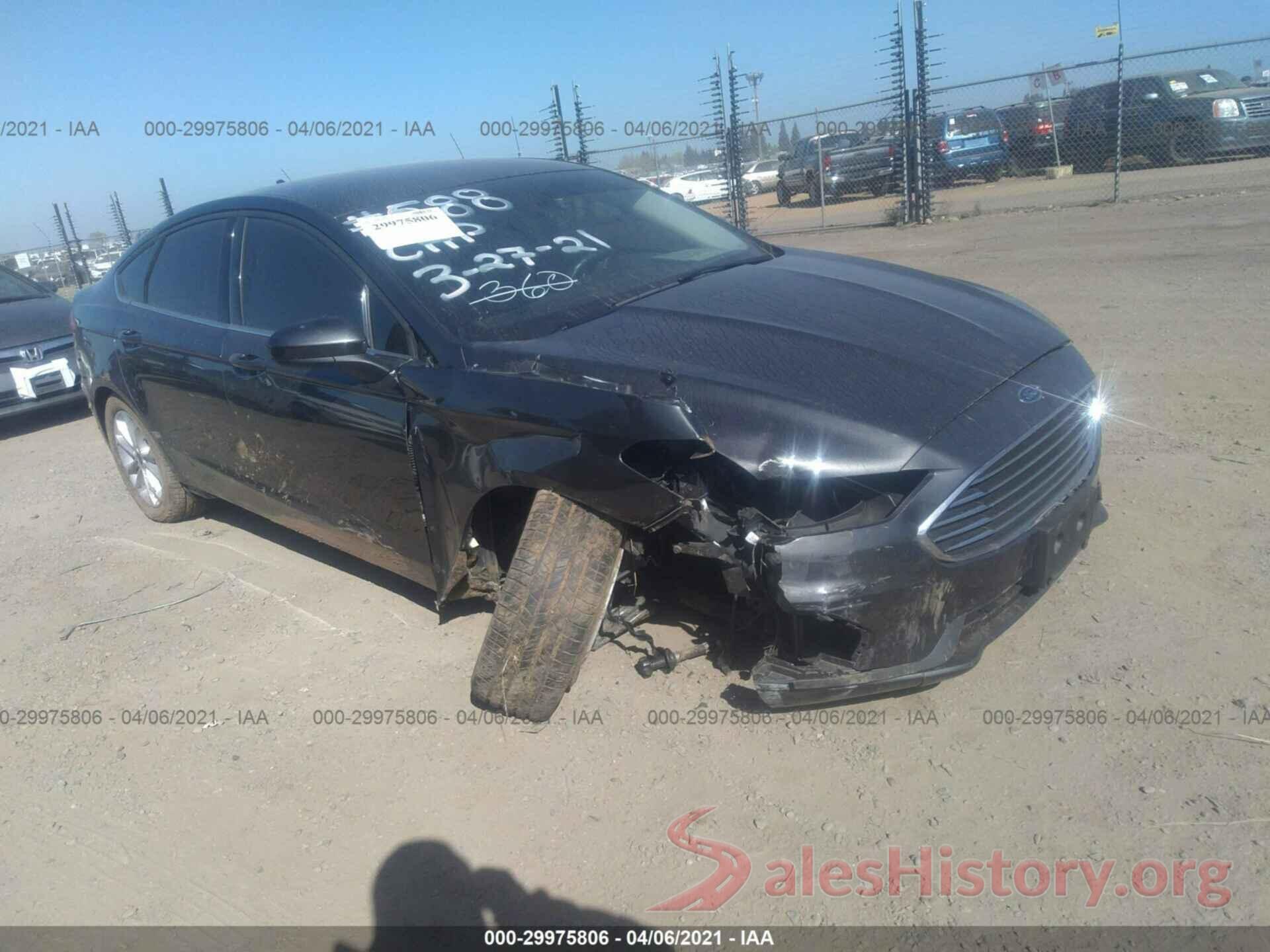 3FA6P0HDXKR202222 2019 FORD FUSION