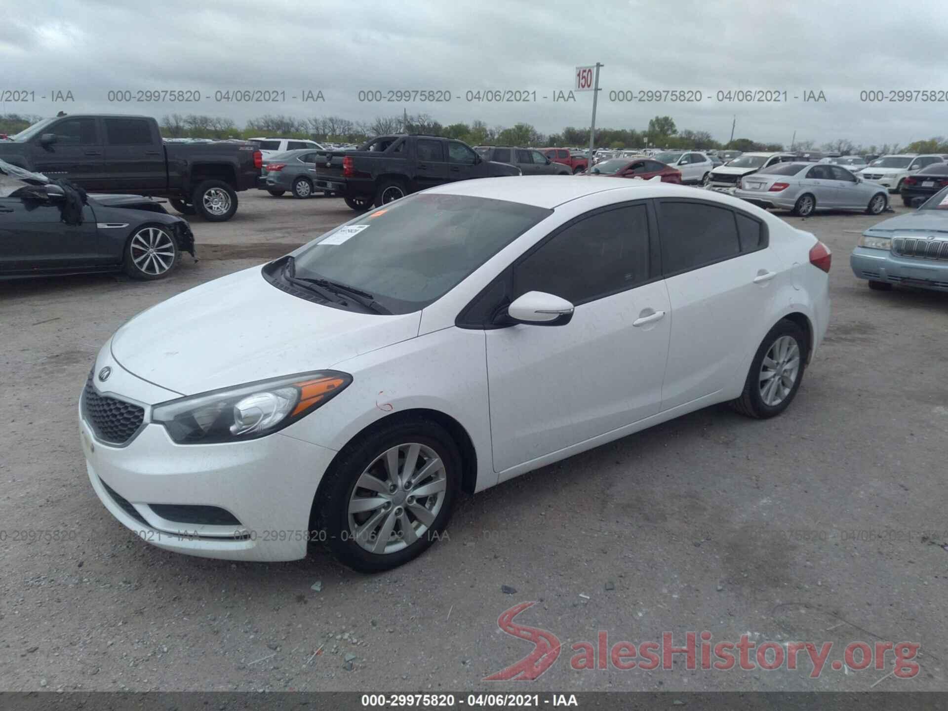 KNAFX4A61G5478373 2016 KIA FORTE