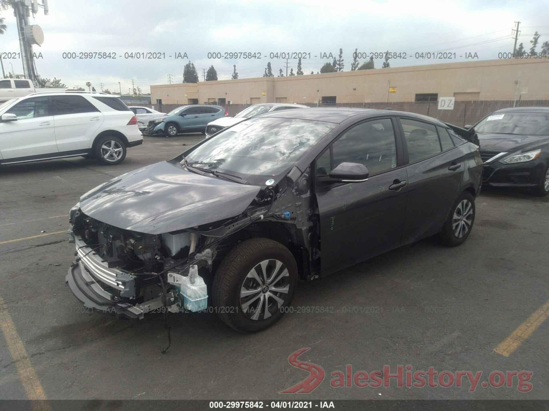 JTDKAMFP0M3169540 2021 TOYOTA PRIUS PRIME