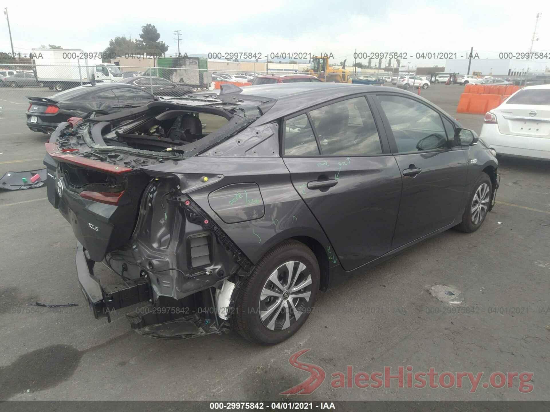 JTDKAMFP0M3169540 2021 TOYOTA PRIUS PRIME