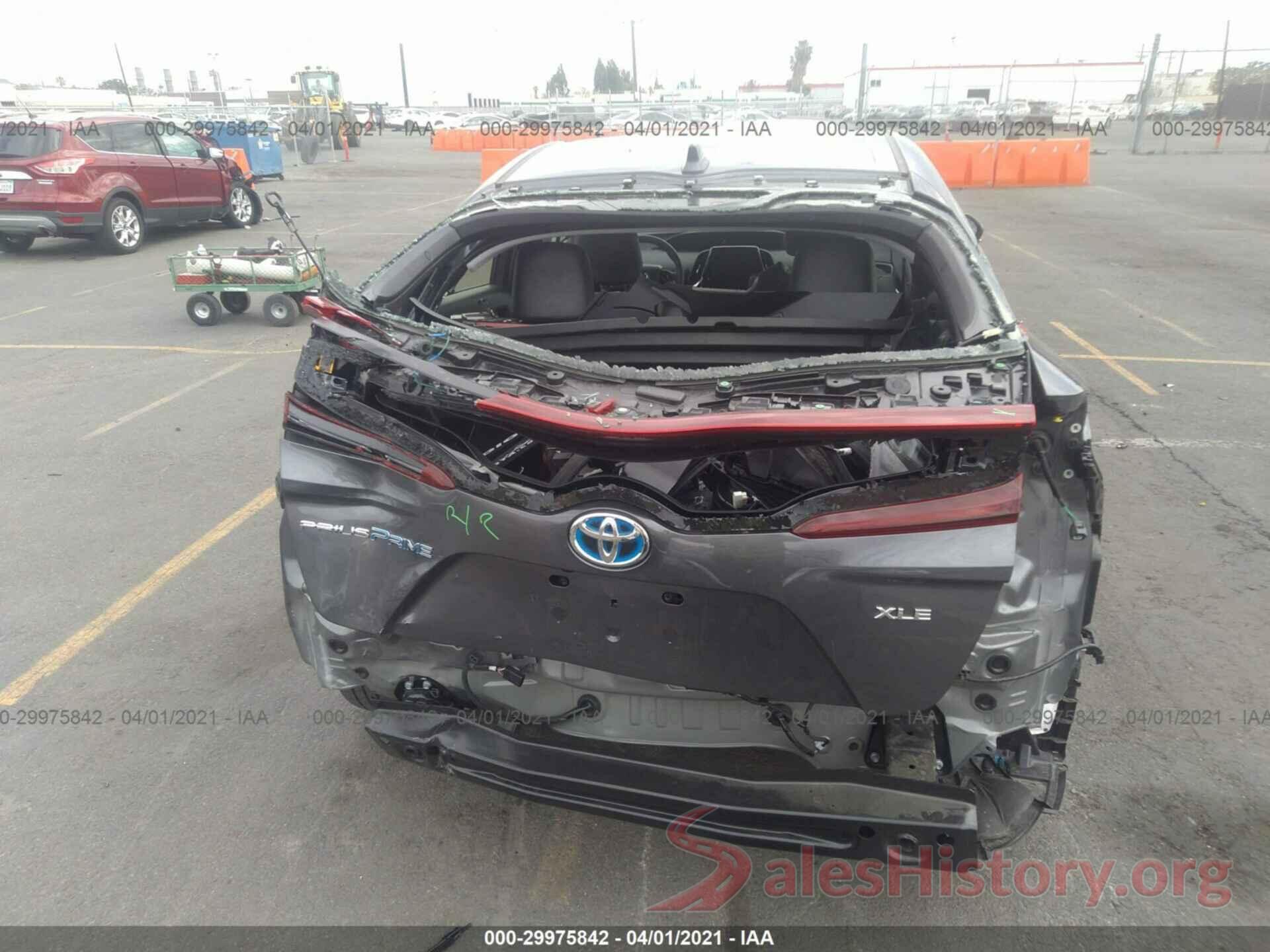 JTDKAMFP0M3169540 2021 TOYOTA PRIUS PRIME