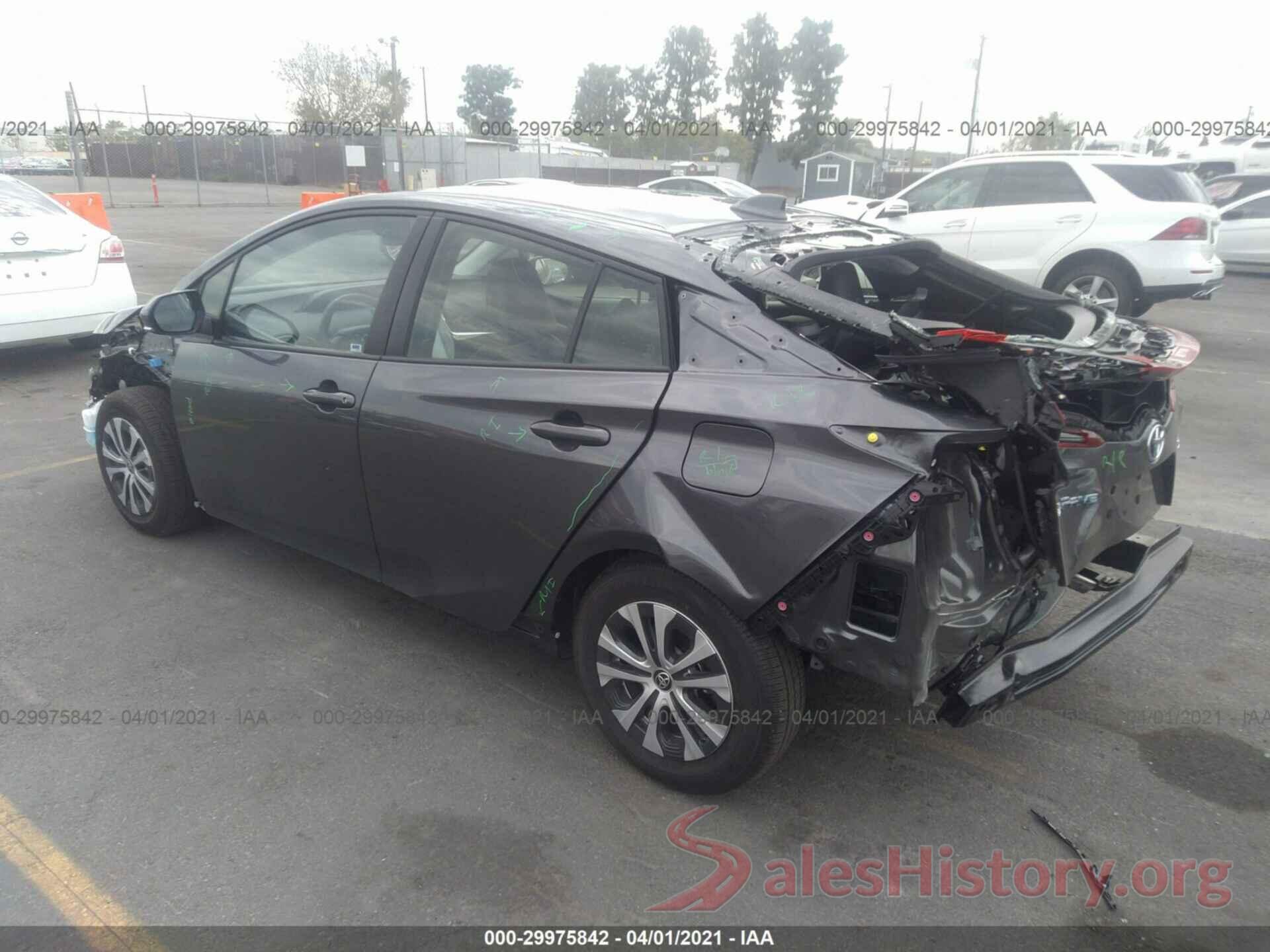 JTDKAMFP0M3169540 2021 TOYOTA PRIUS PRIME