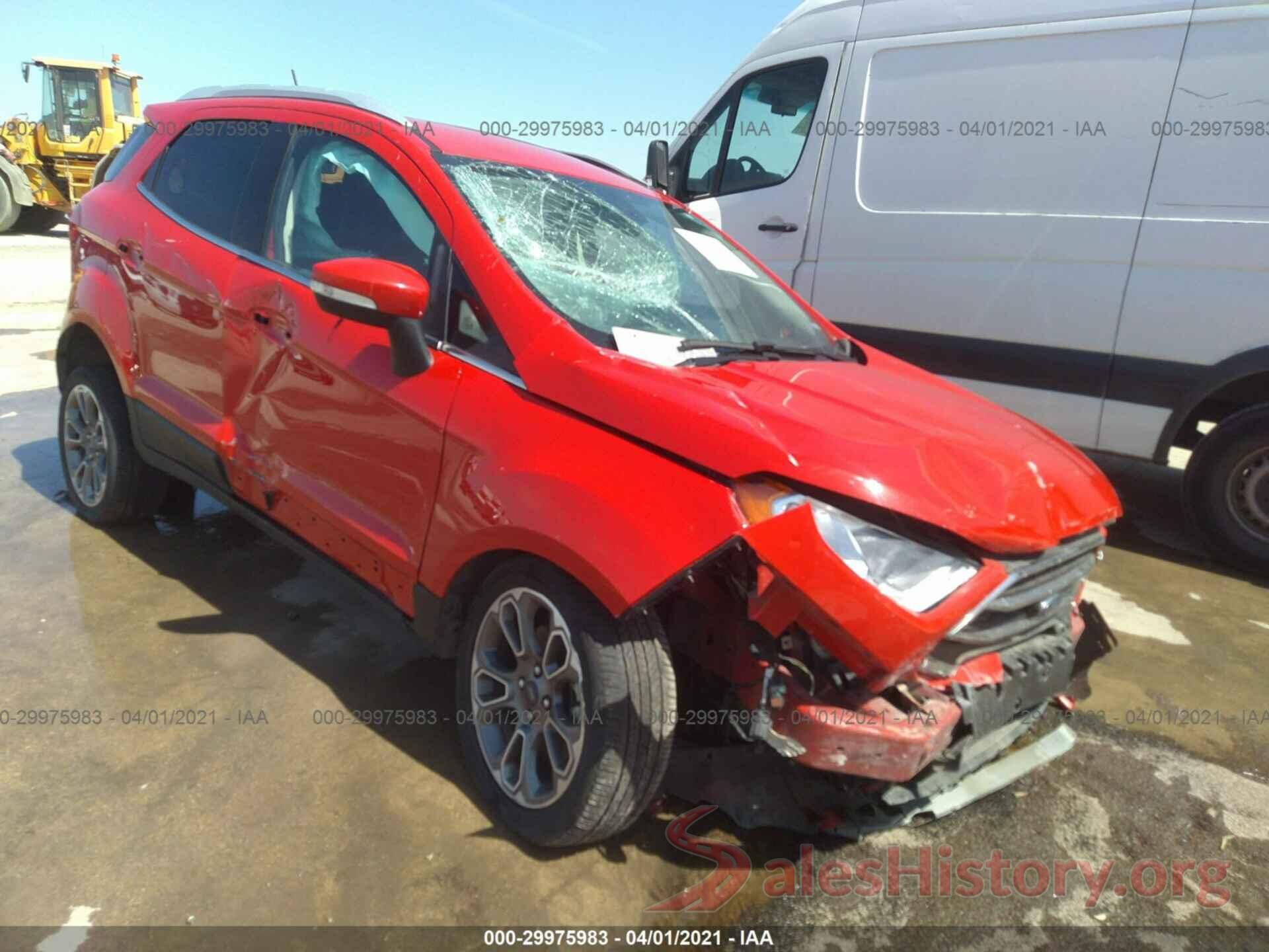 MAJ6S3KLXKC304277 2019 FORD ECOSPORT