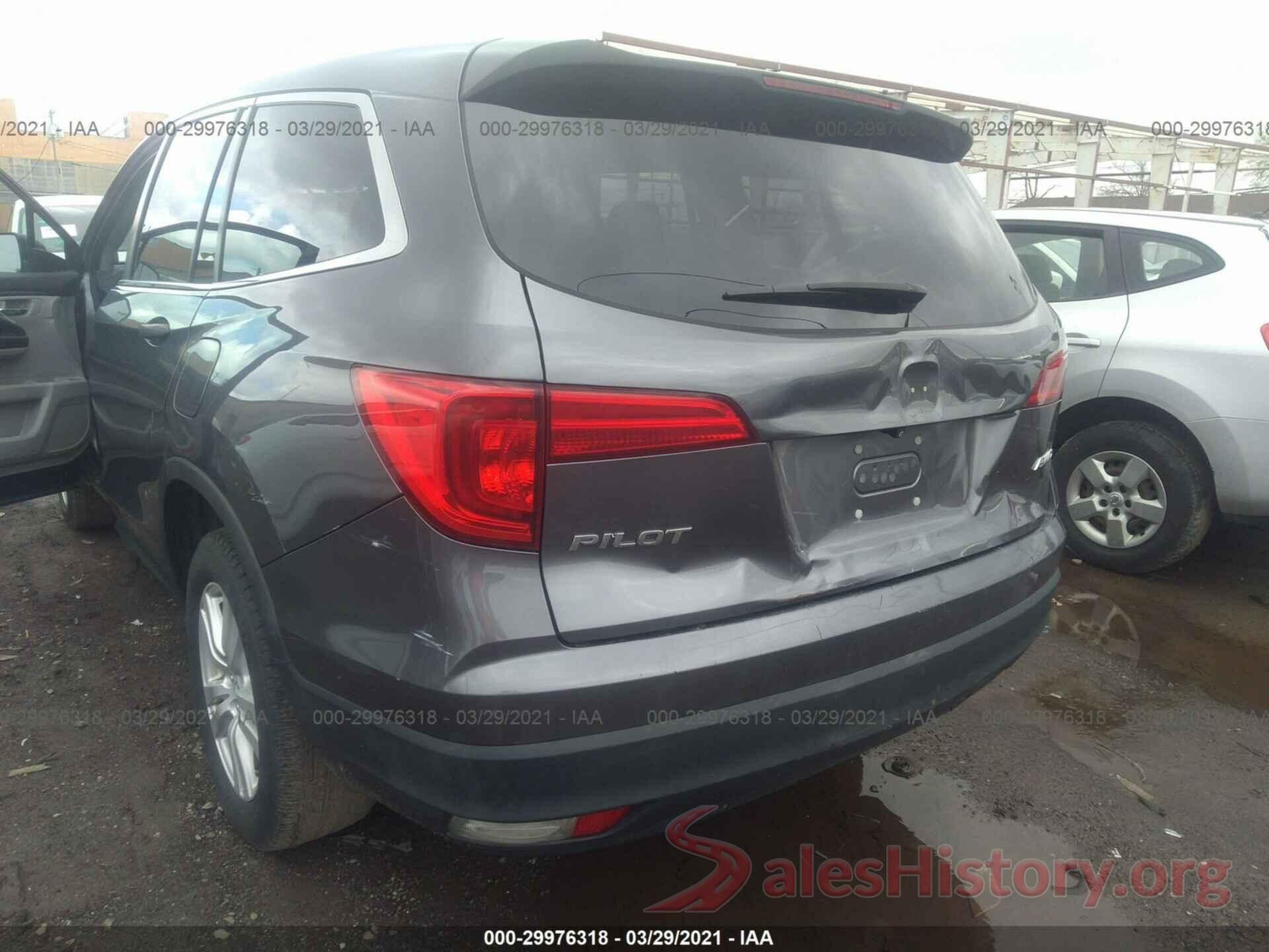 5FNYF6H11GB032114 2016 HONDA PILOT