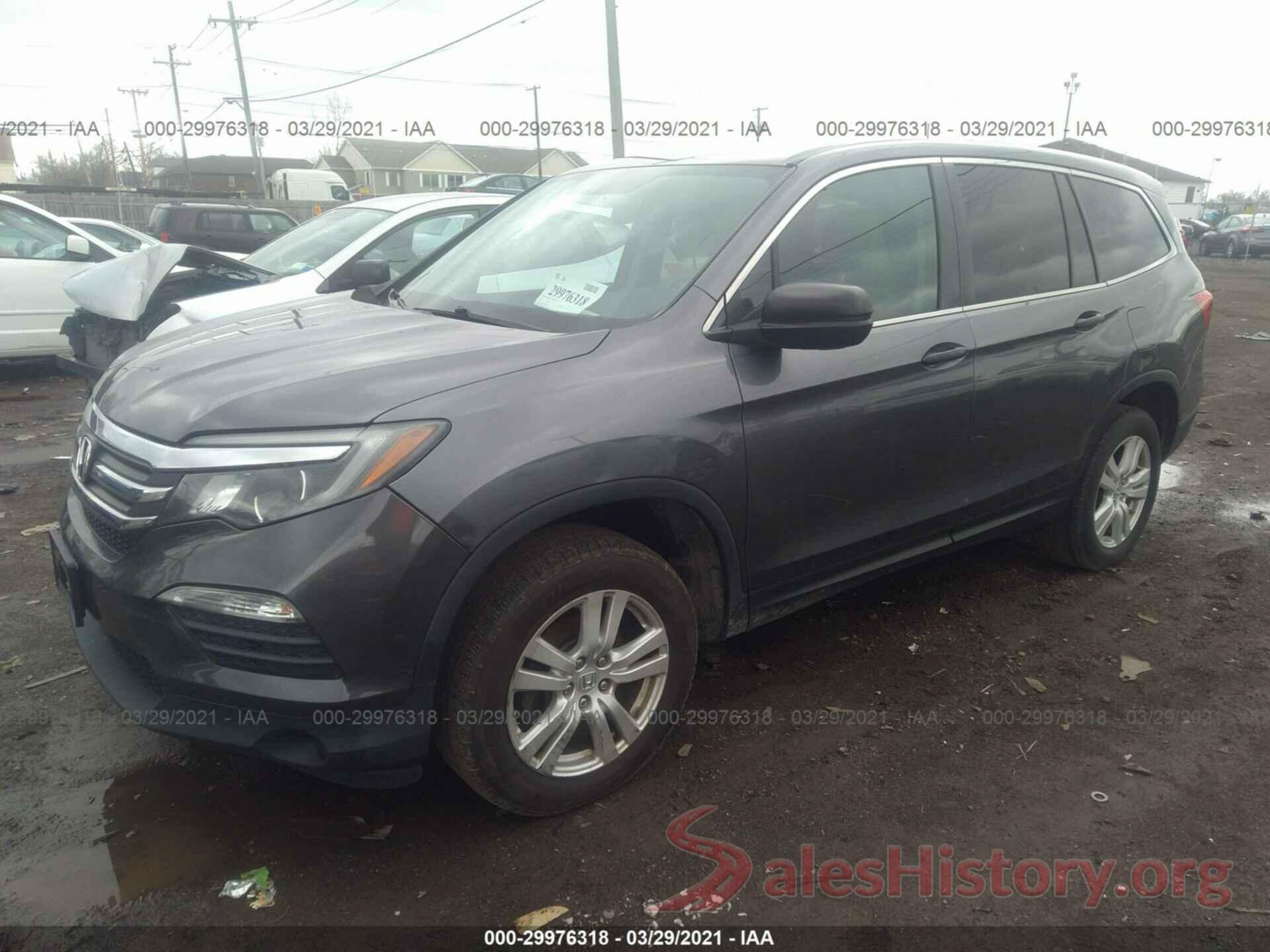 5FNYF6H11GB032114 2016 HONDA PILOT