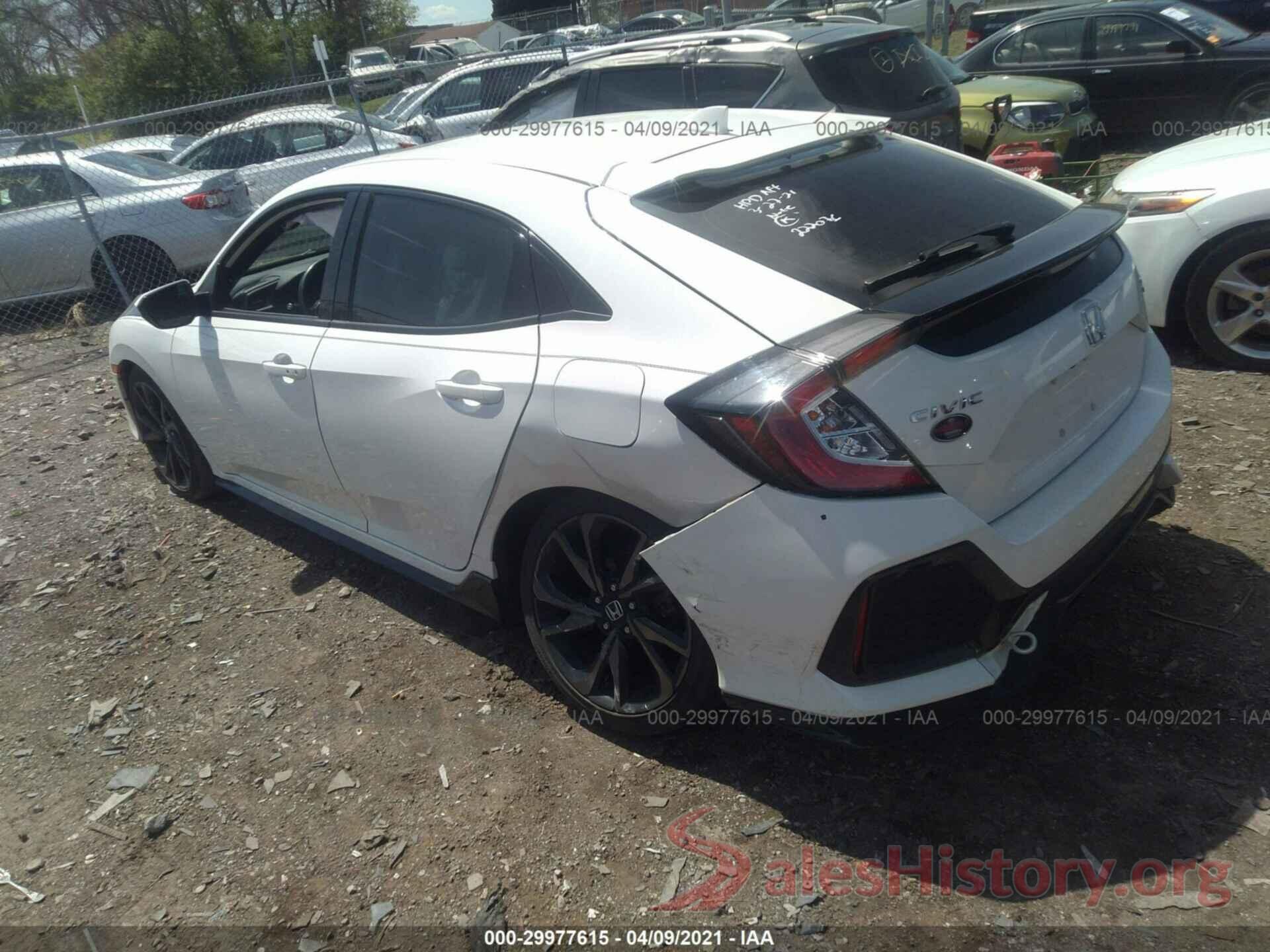 SHHFK7H97HU222076 2017 HONDA CIVIC HATCHBACK