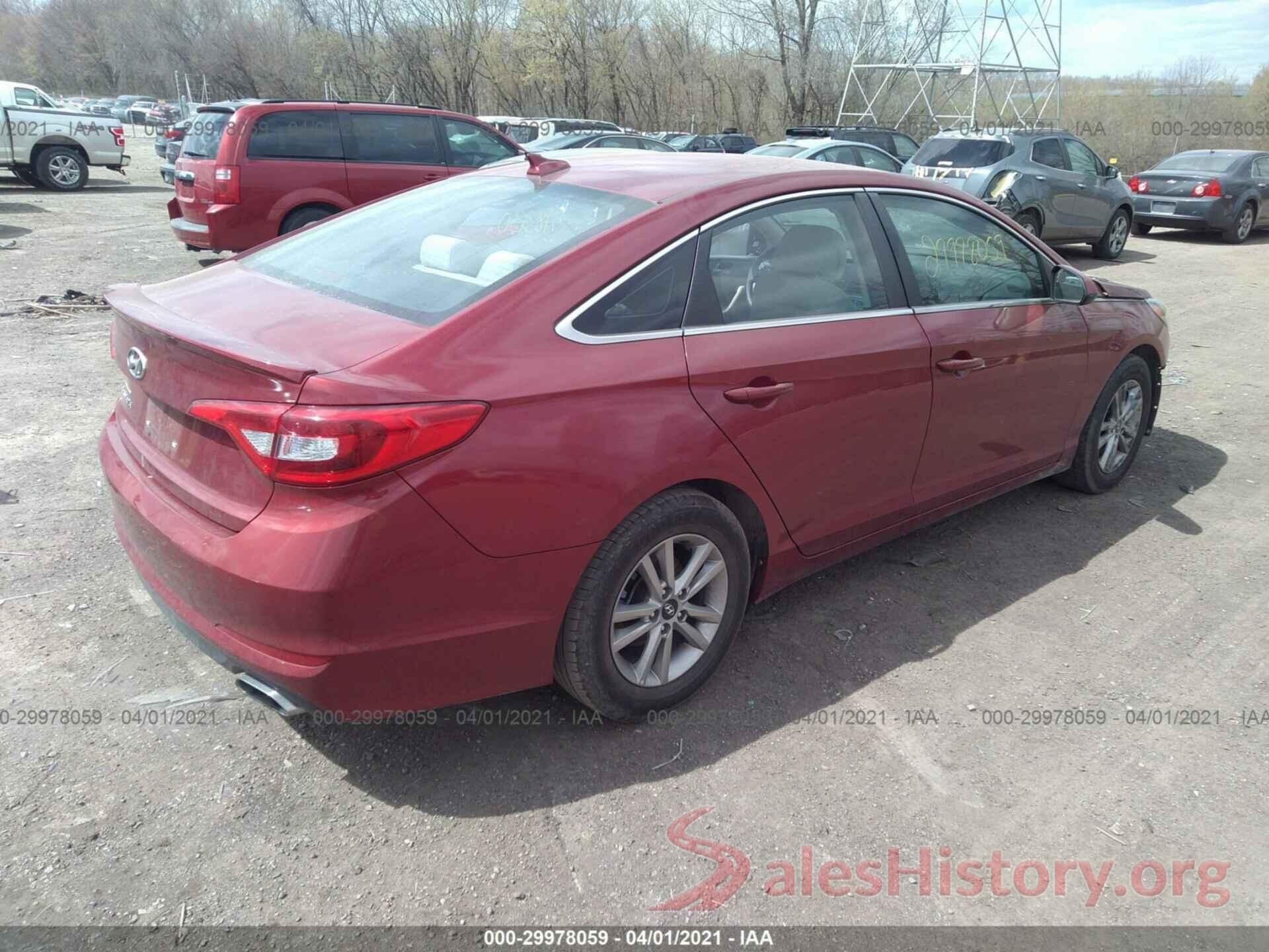 5NPE24AF2GH390526 2016 HYUNDAI SONATA