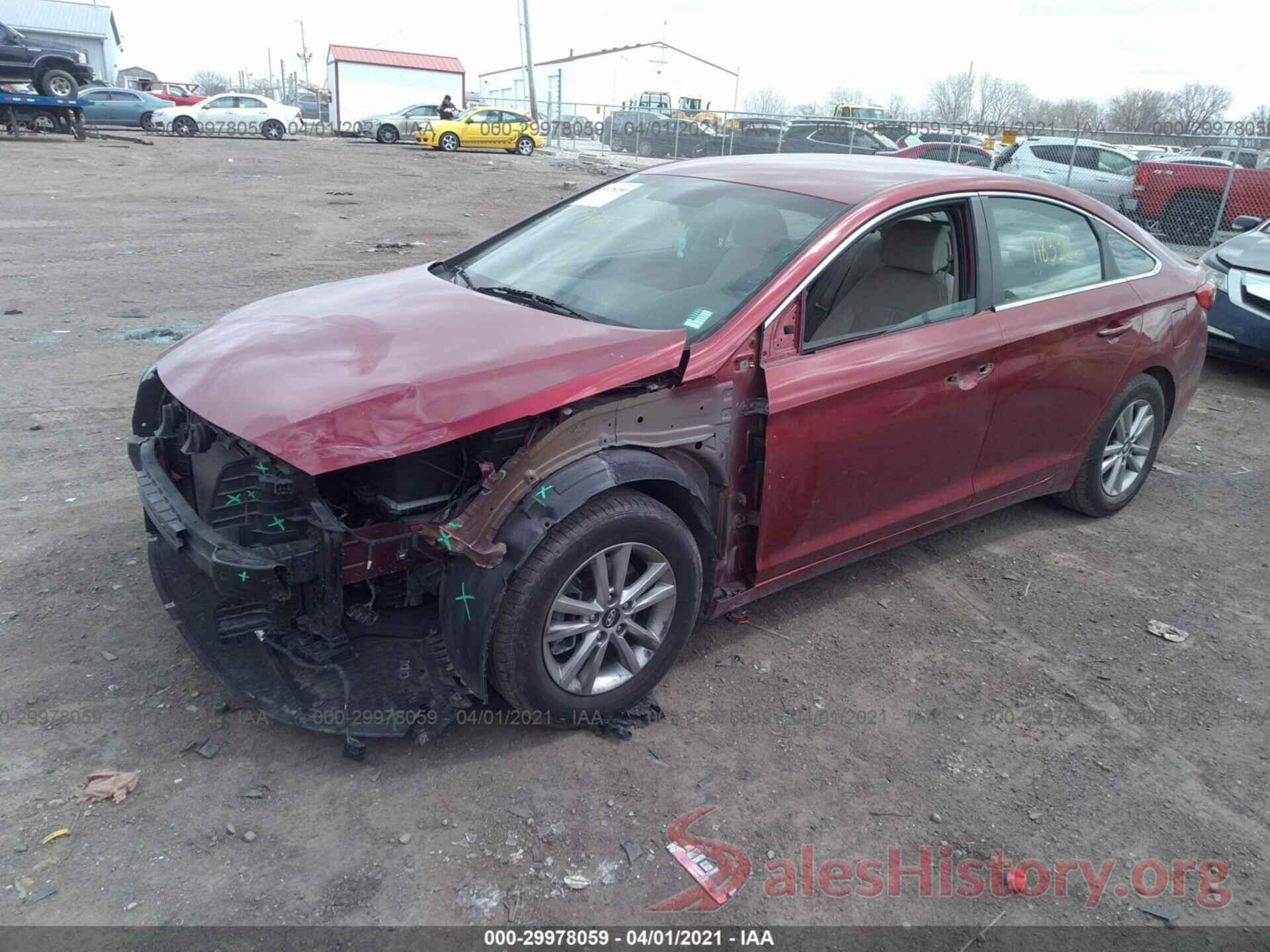 5NPE24AF2GH390526 2016 HYUNDAI SONATA