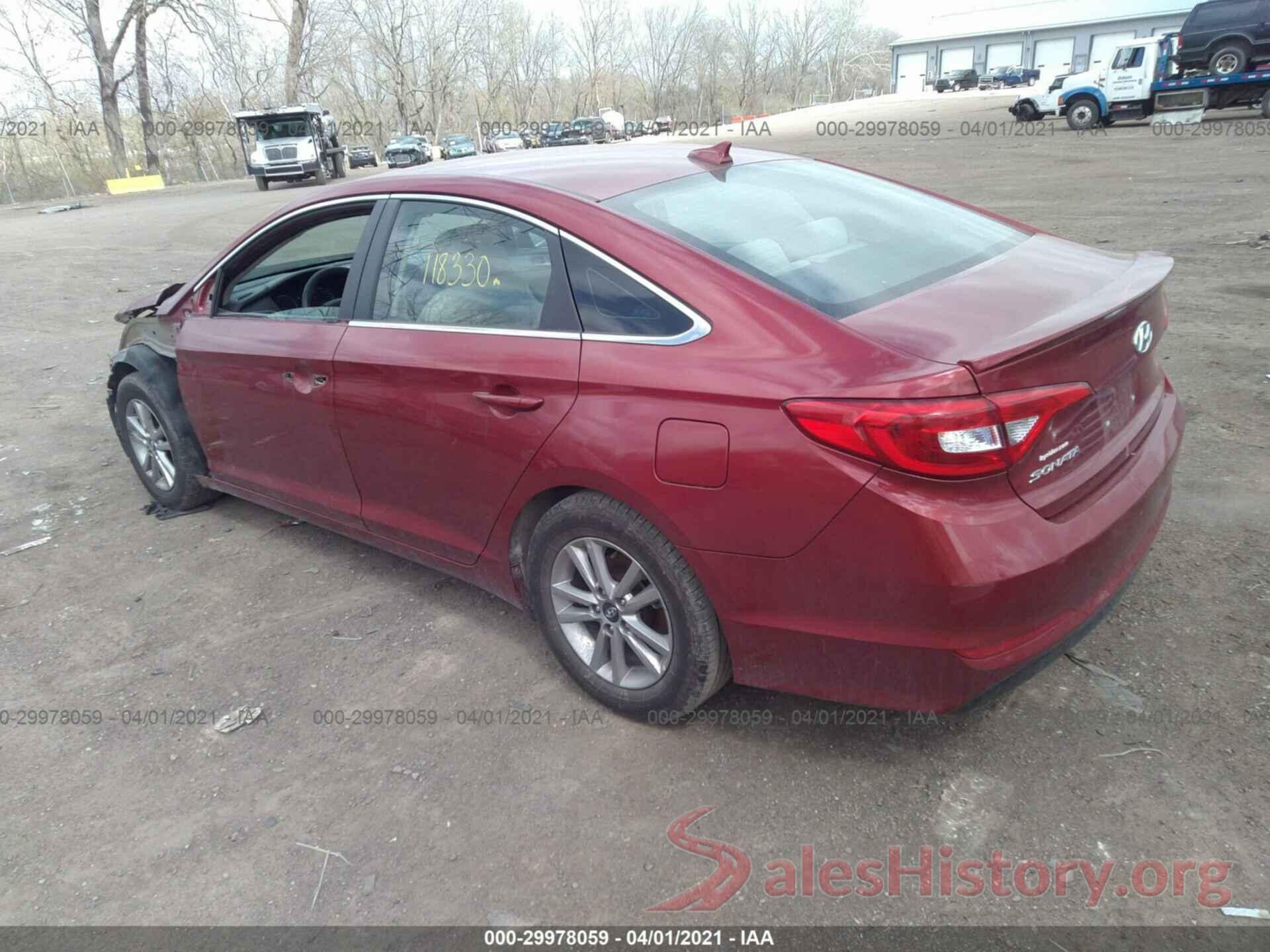 5NPE24AF2GH390526 2016 HYUNDAI SONATA