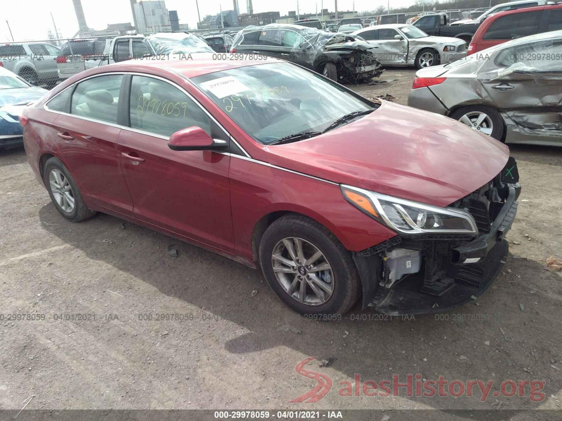 5NPE24AF2GH390526 2016 HYUNDAI SONATA