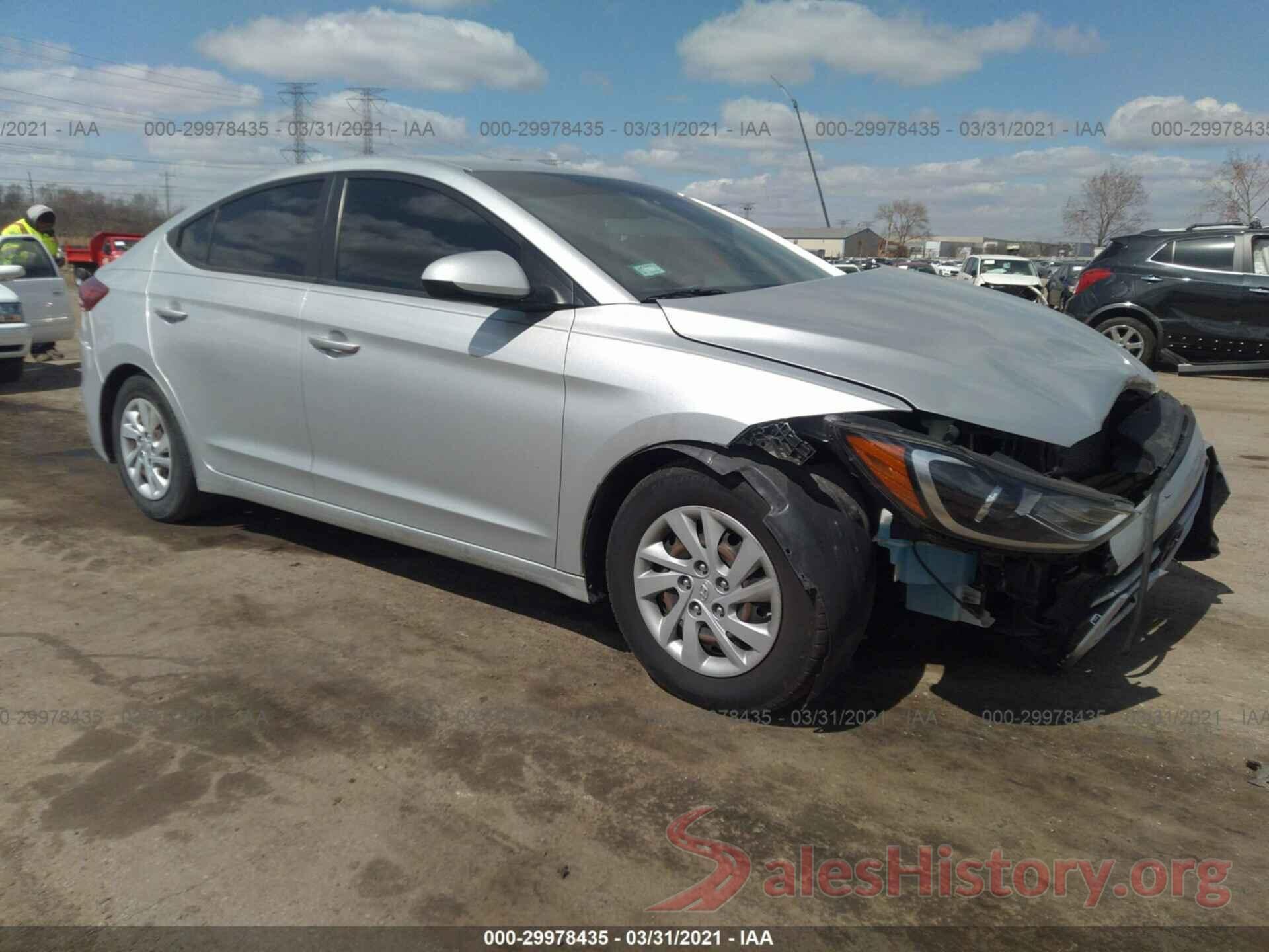 5NPD74LF7JH220891 2018 HYUNDAI ELANTRA