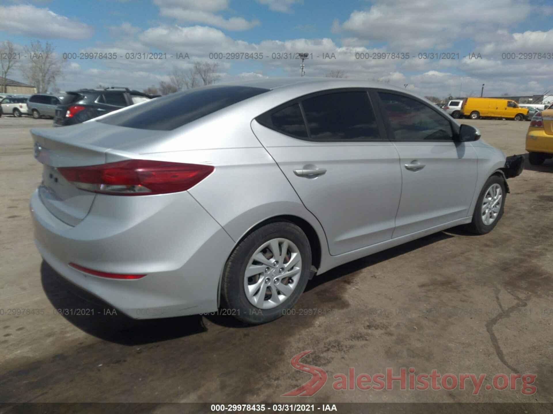 5NPD74LF7JH220891 2018 HYUNDAI ELANTRA