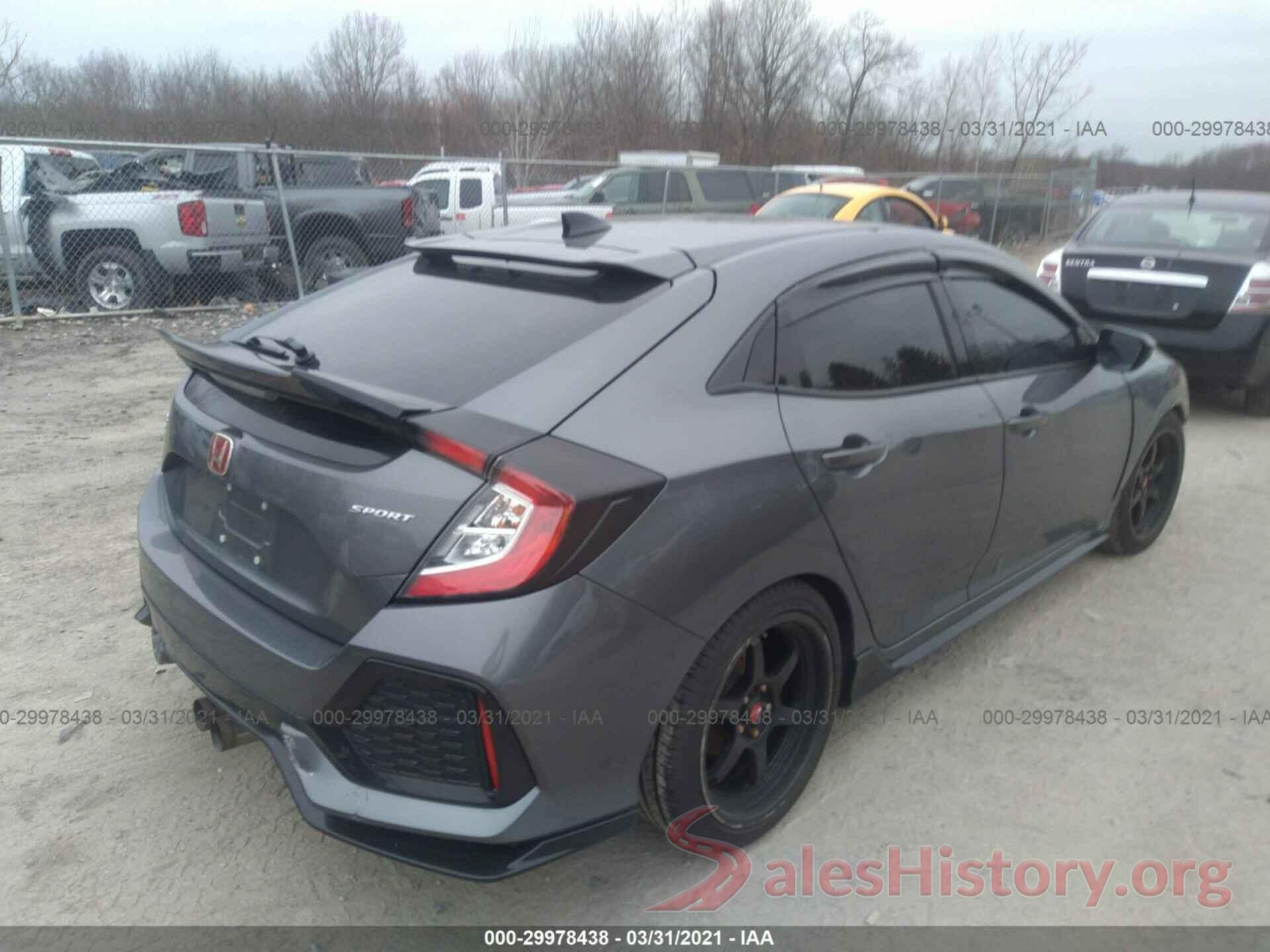 SHHFK7H43KU401243 2019 HONDA CIVIC HATCHBACK