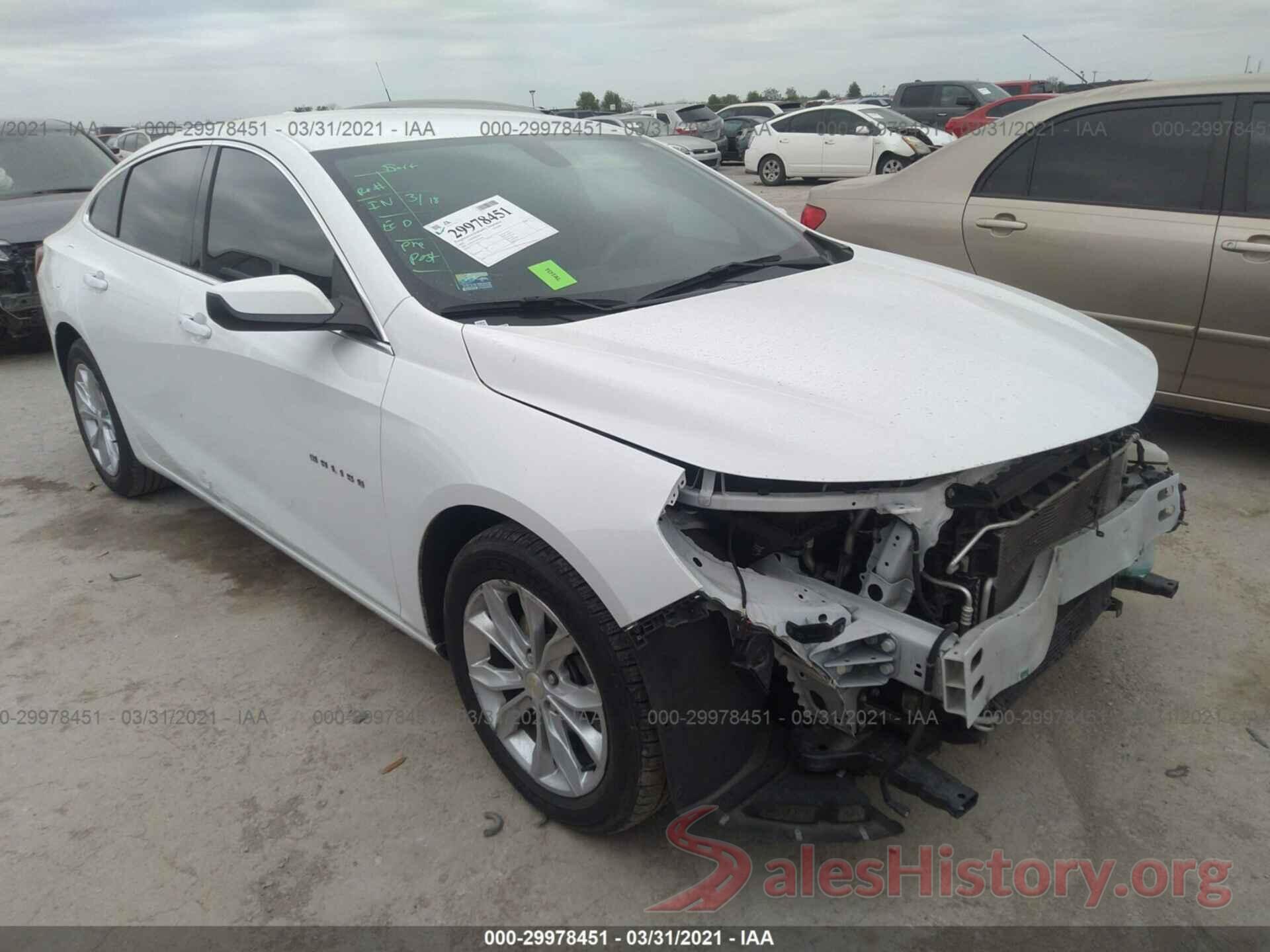 1G1ZD5ST2KF167484 2019 CHEVROLET MALIBU